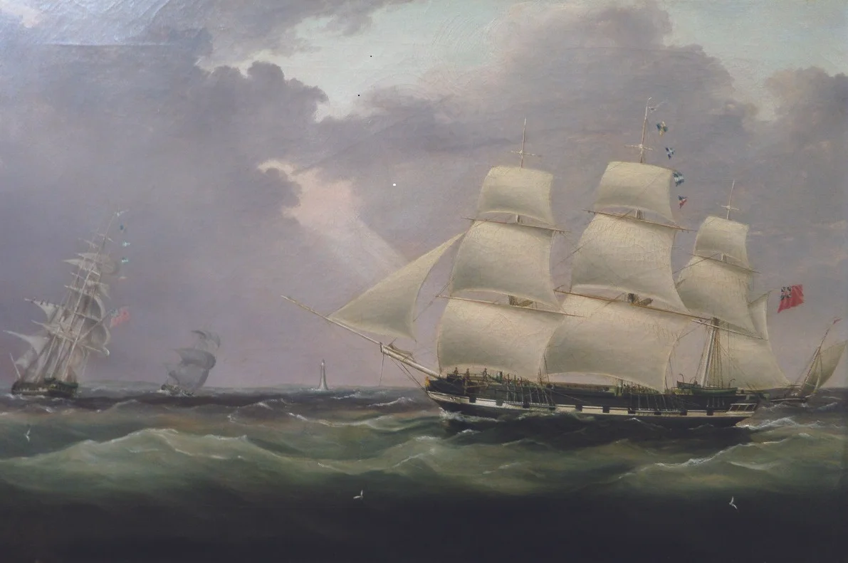 Unidentified British artist, portrait of Haig’s ship, Sir John Rae Reid, c.1835