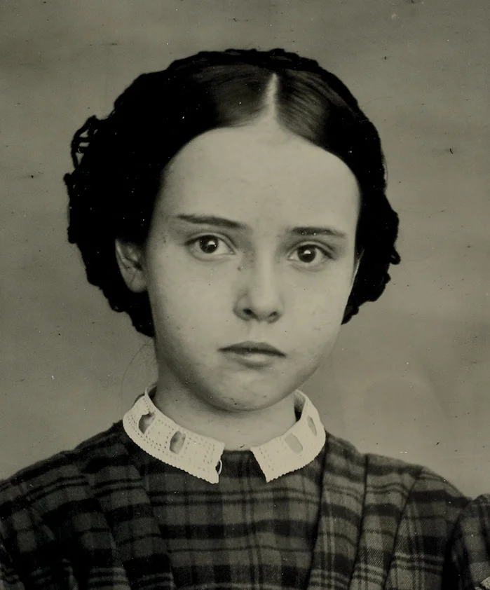 Fanny Davenport aged 12 years, unknown photographer, 1861