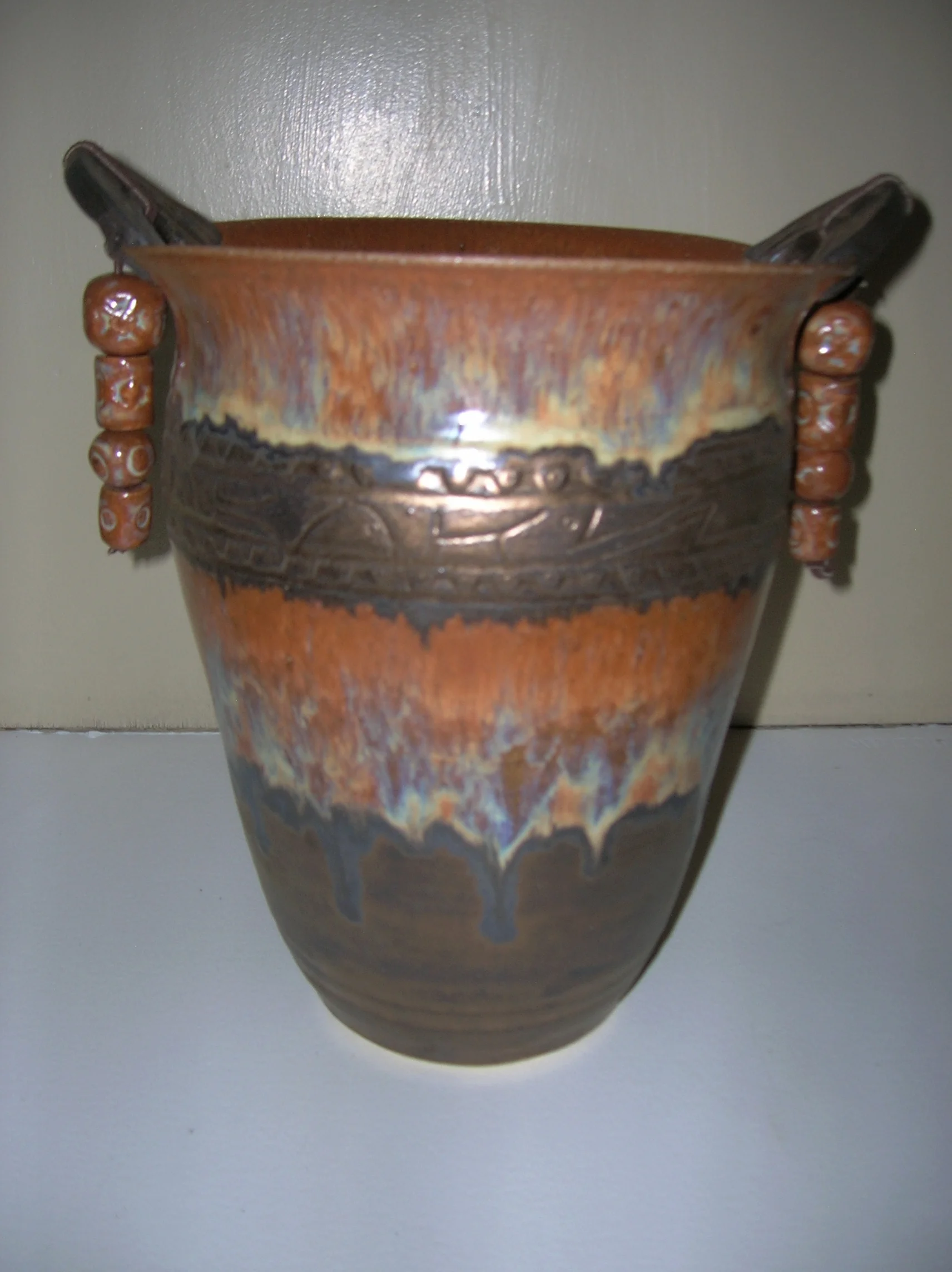   $98.00     Carved w/Handmade Beads  