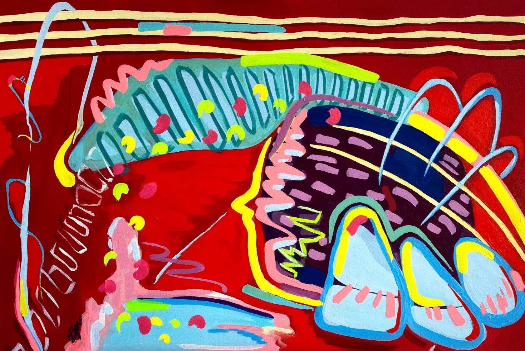 "Maracaibo" | Acrylic on canvas | 40in x 30in