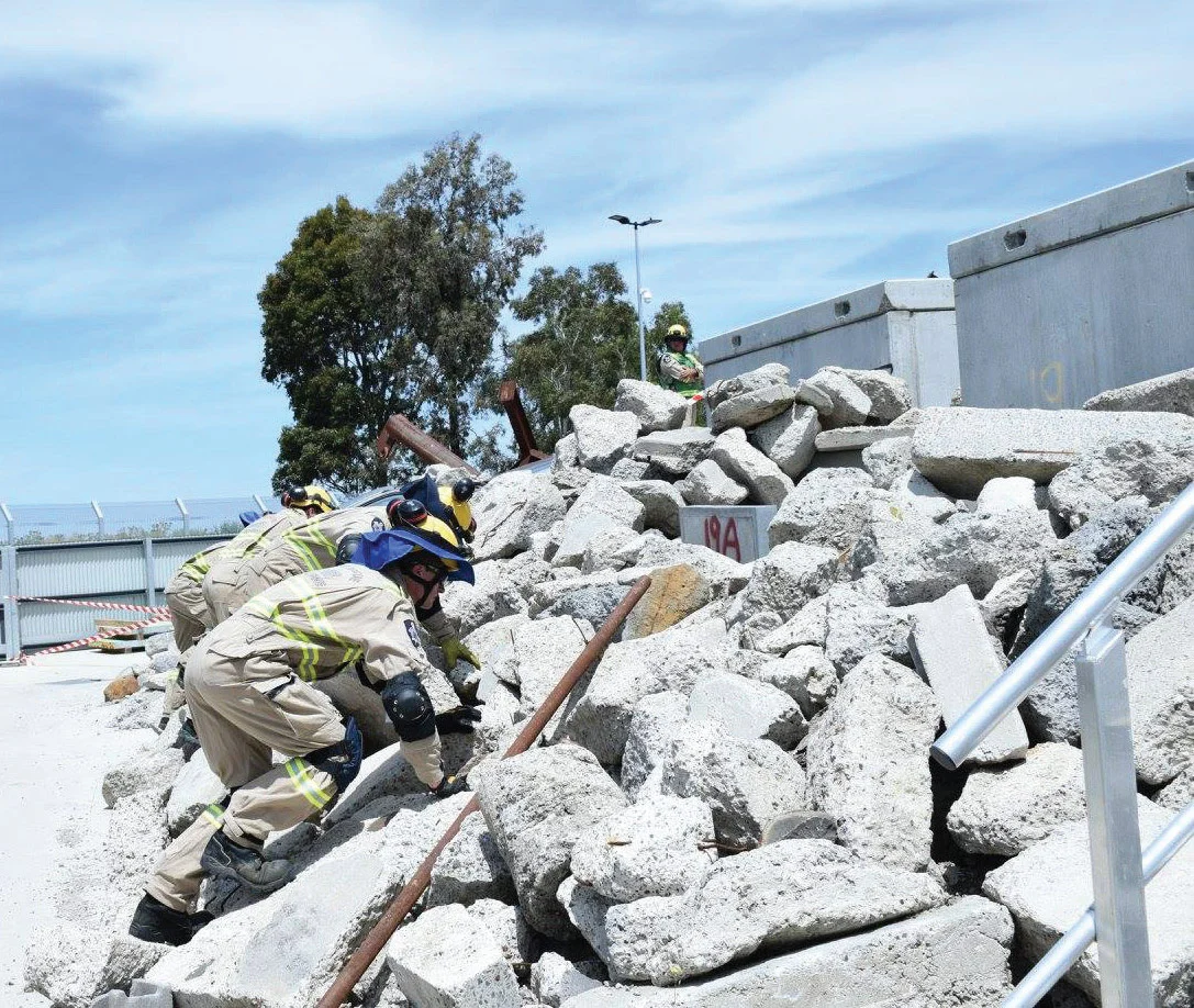 Many people are attracted to MFB by the incredible variety of opportunities. Suzanne Medwell joined MFB after a career in virology and microbiology. These skills helped when she undertook specialist HAZMAT training and became a hazardous materials technician. Keen to develop her skills further, Suzanne also completed Urban Search and Rescue (USAR) training, including learning trench rescue, and went on to complete specialist shipboard firefighting training. Courtesy Suzanne Medwell