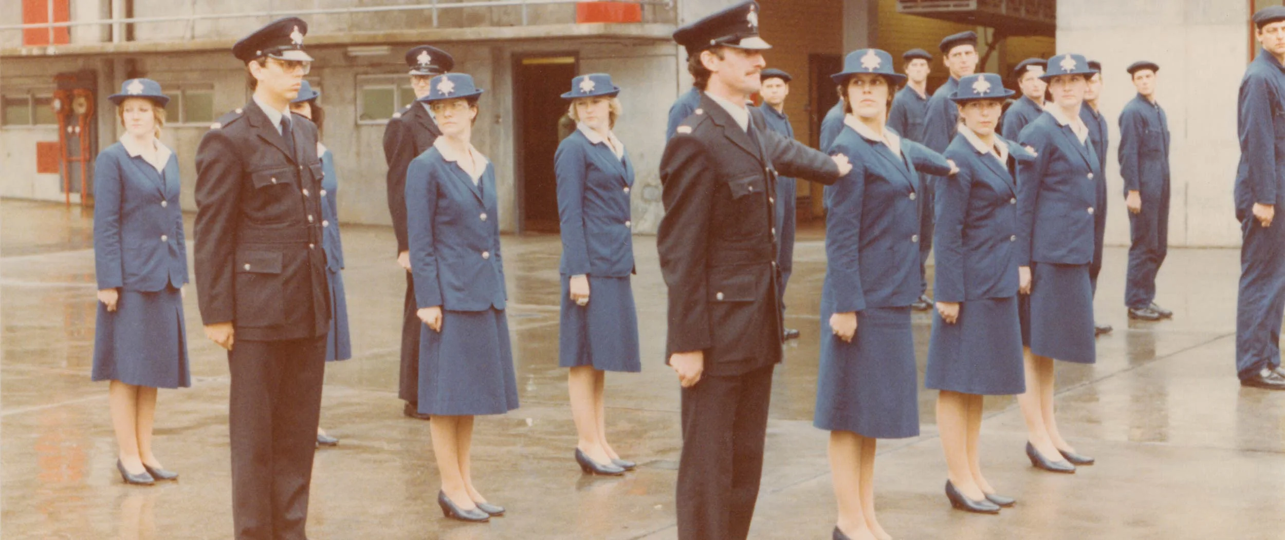 The impracticality of the women’s uniform was felt when serious call-outs required operators to run down two flights of stairs, cross the street and climb into the communications van to provide onsite support to the firefighters.
