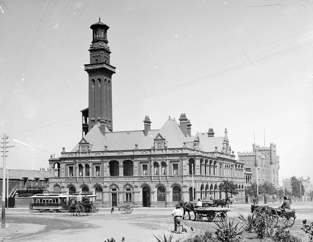 Eastern Hill Fire Station, c.1893-1914. H2008.105/5, State Library Victoria.