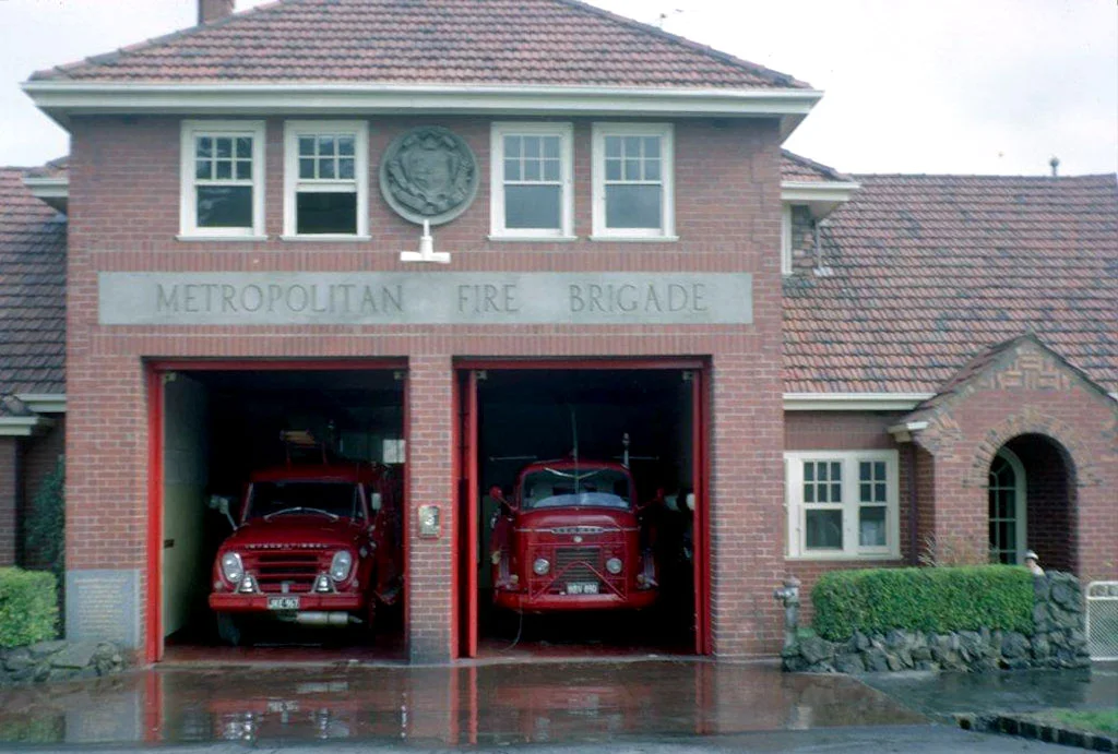 Oakleigh Fire Station No. 25, c. 1950s. MFB archive.