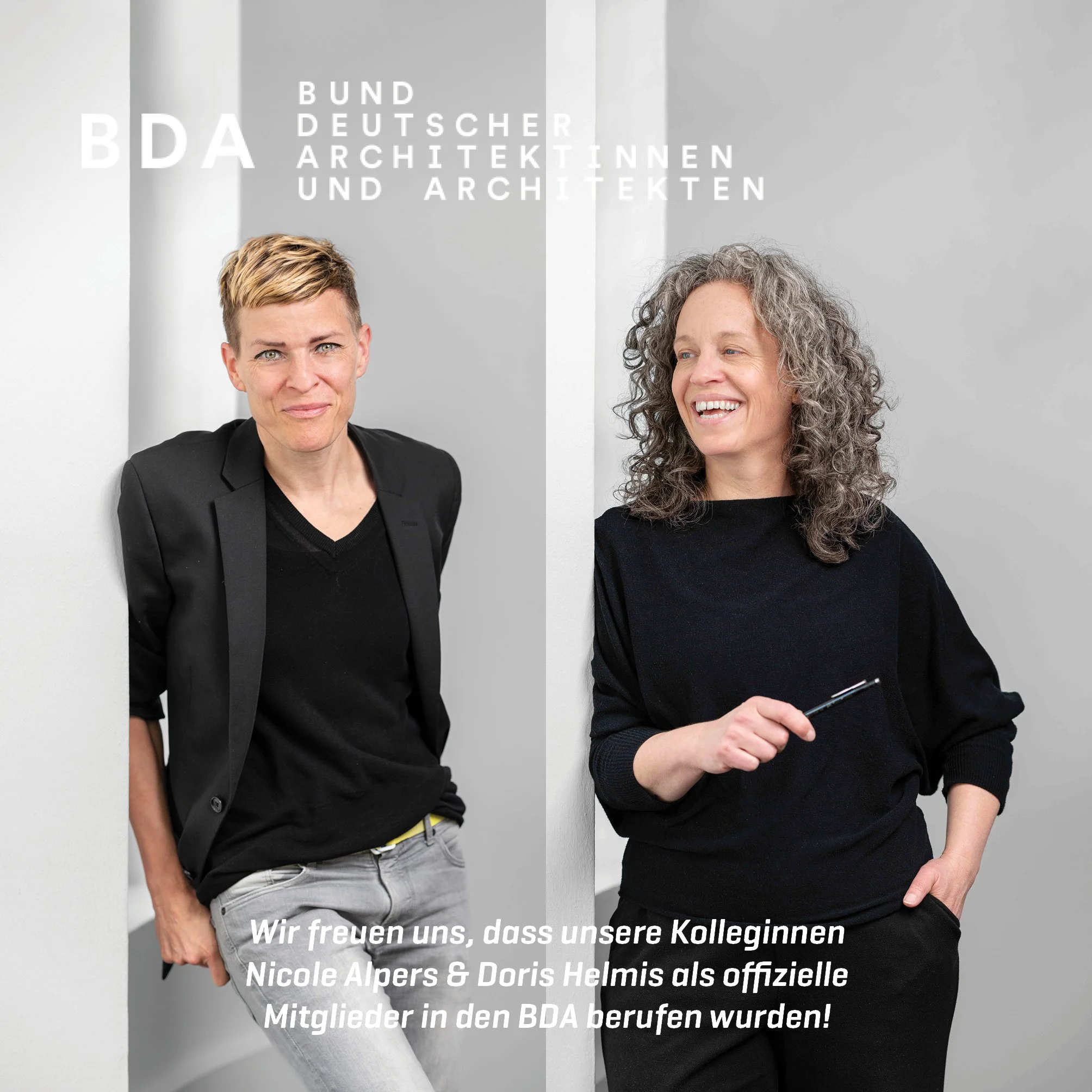 Wir gratulieren zur Berufung in den BDA!