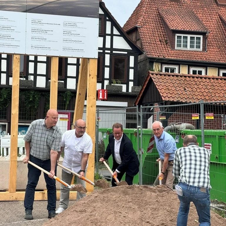 Rathaus Aerzen - Spatenstich