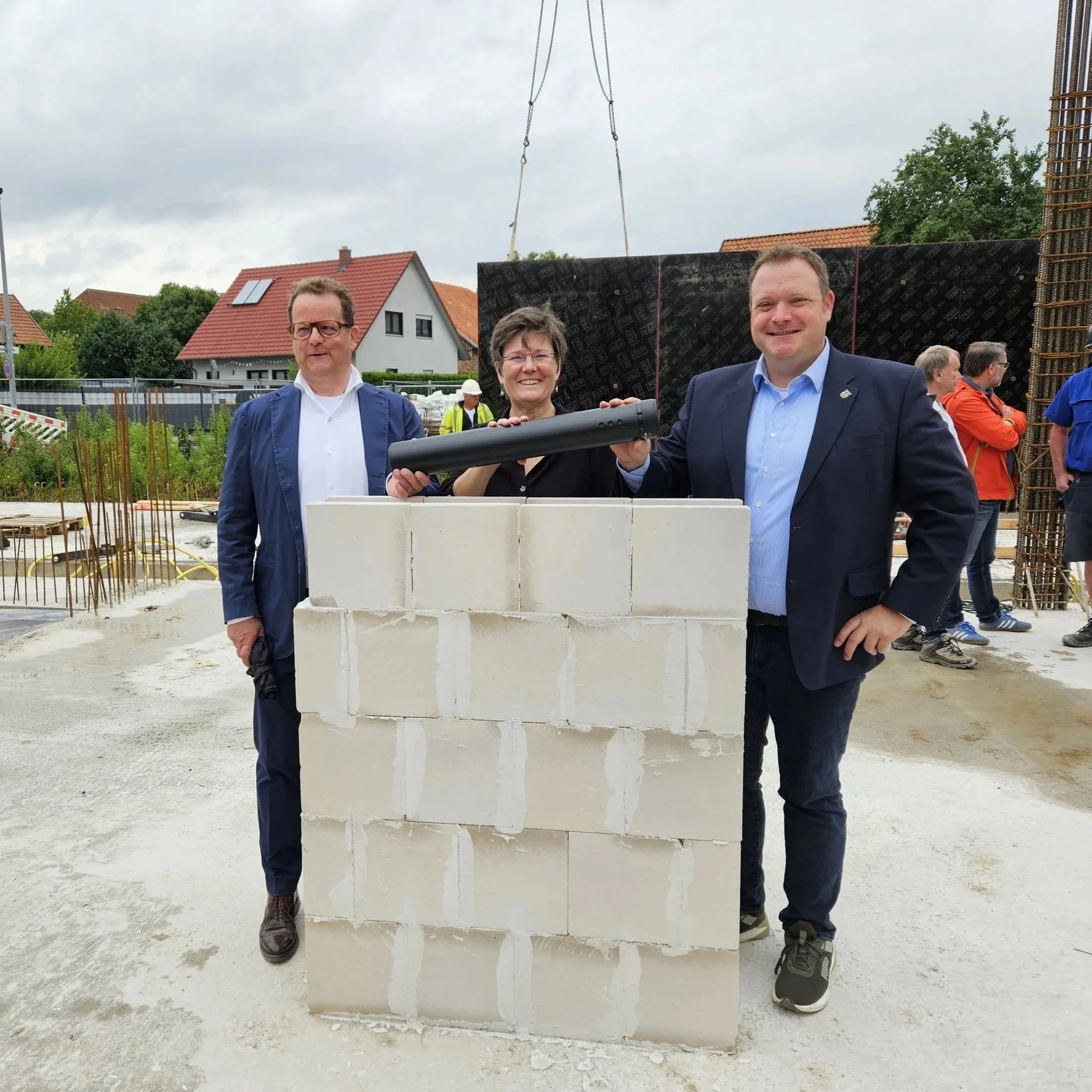 Rathaus Springe - Grundsteinlegung
