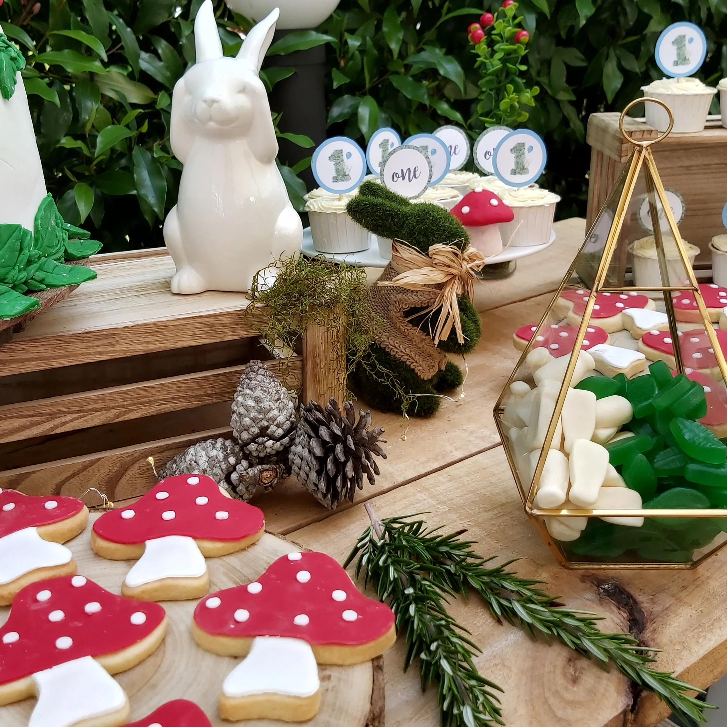 Woodland First Birthday Party