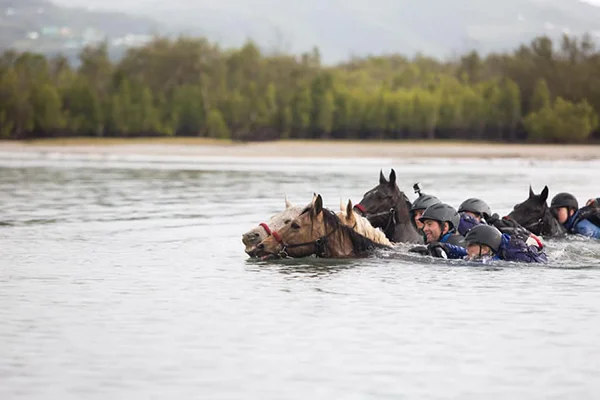 River swims make up a large and intimidating portion of Race the Wild Coast. Photo courtesy Katy Willings.