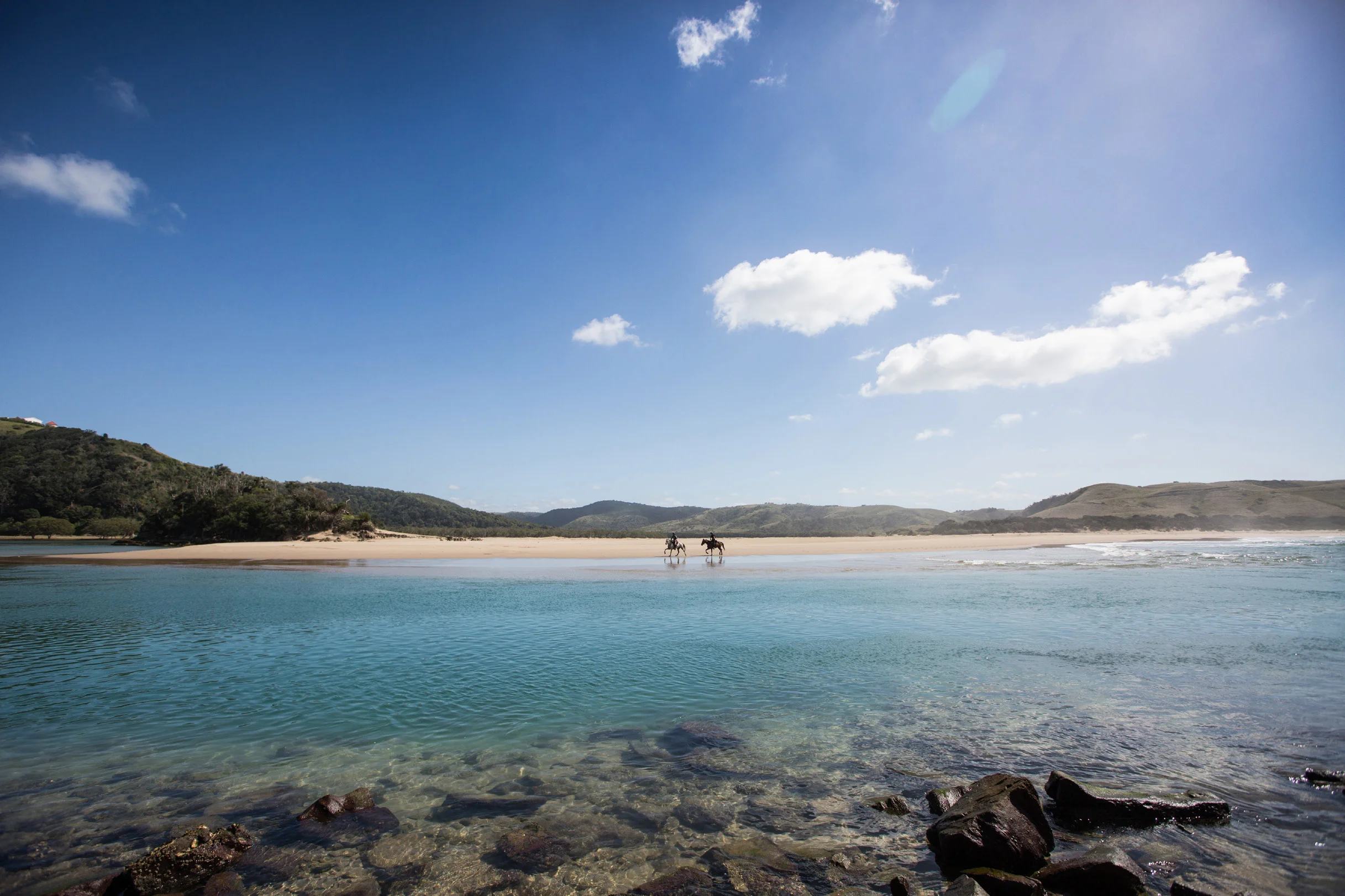 The coastline is truly picturesque.
