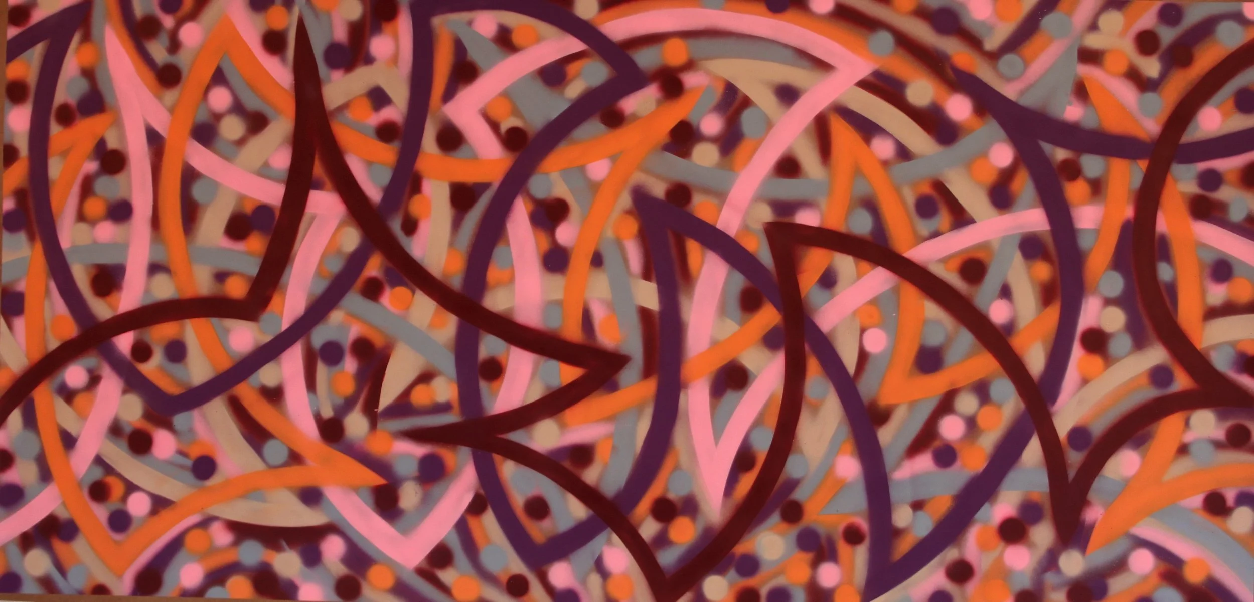 180 x 90 Acry spray on paper 2016 €850 (sin IVA)