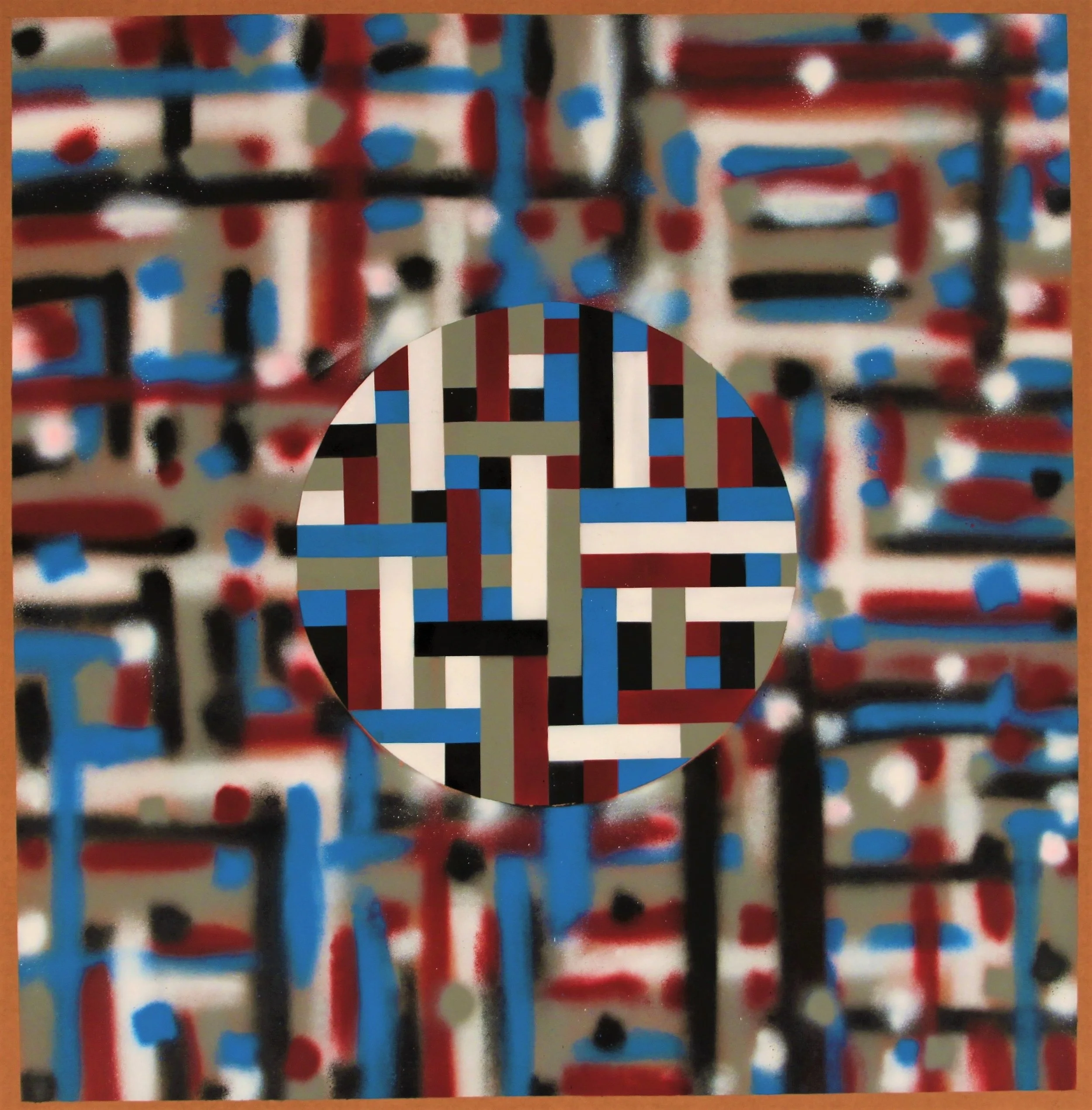 100 x 100 Acry spray on paper 2017 €550 (sin IVA)