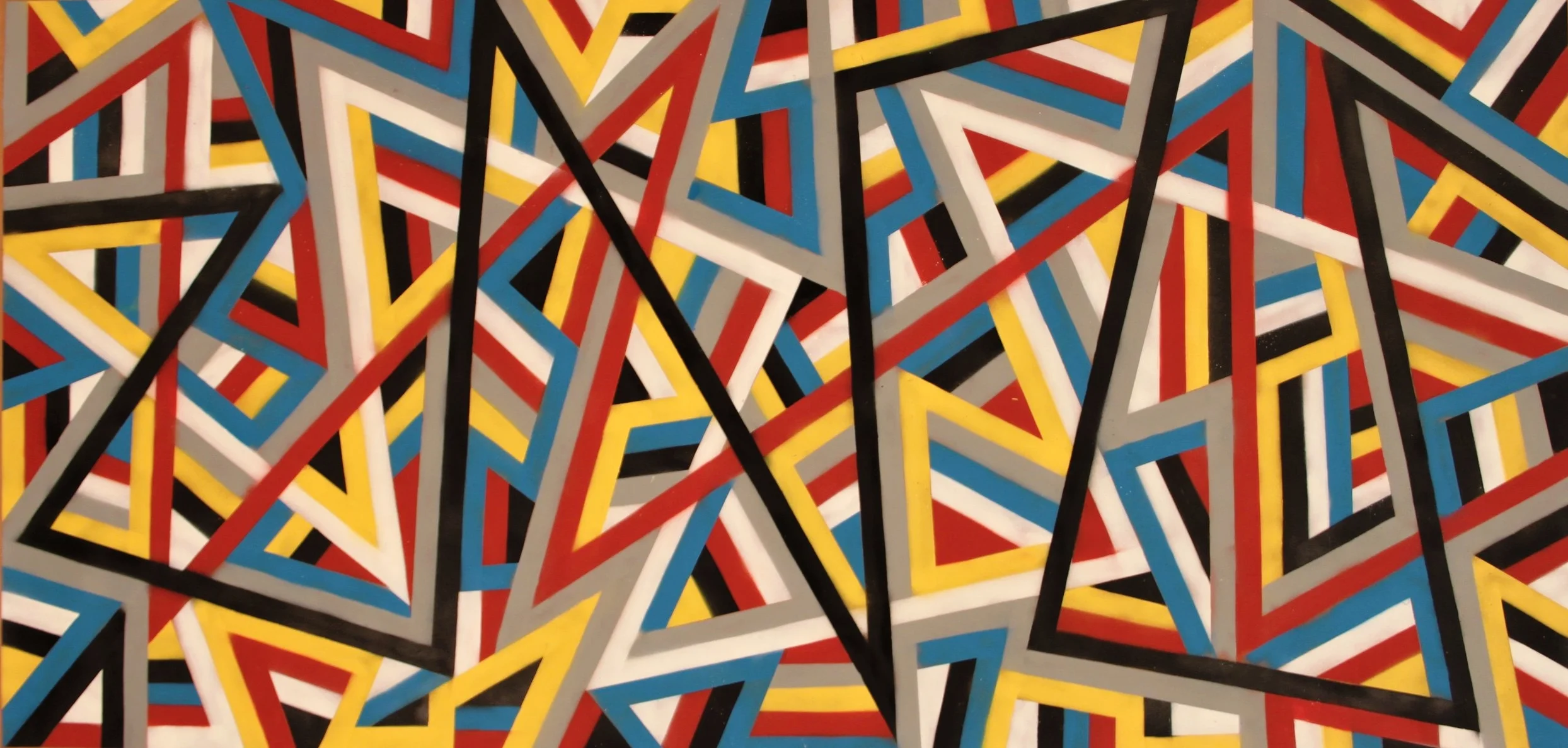 180 x 90 Acry spray on paper 2016 €850 (sin IVA)