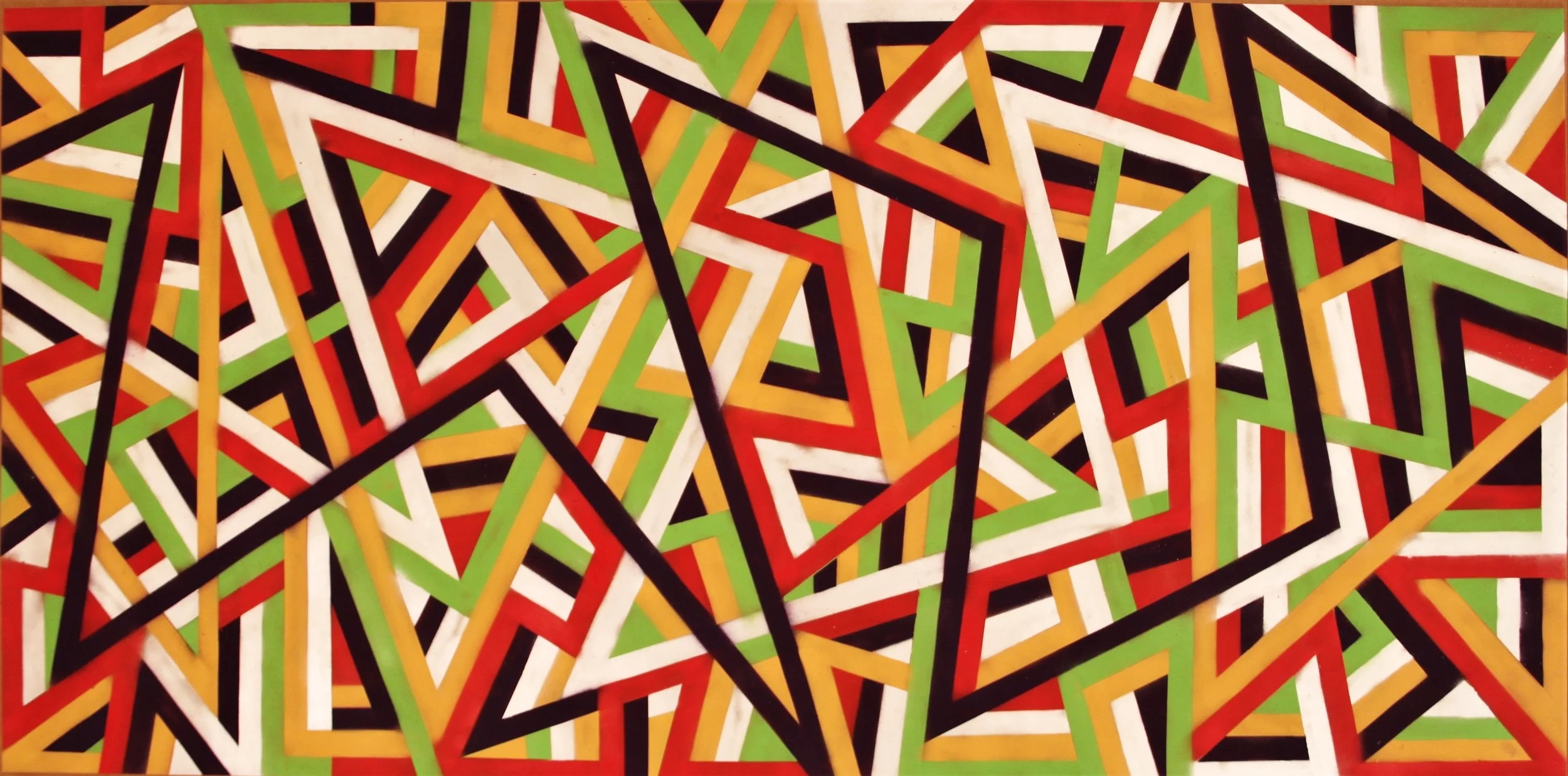 180 x 90 Acry spray on paper 2016 €850 (sin IVA)