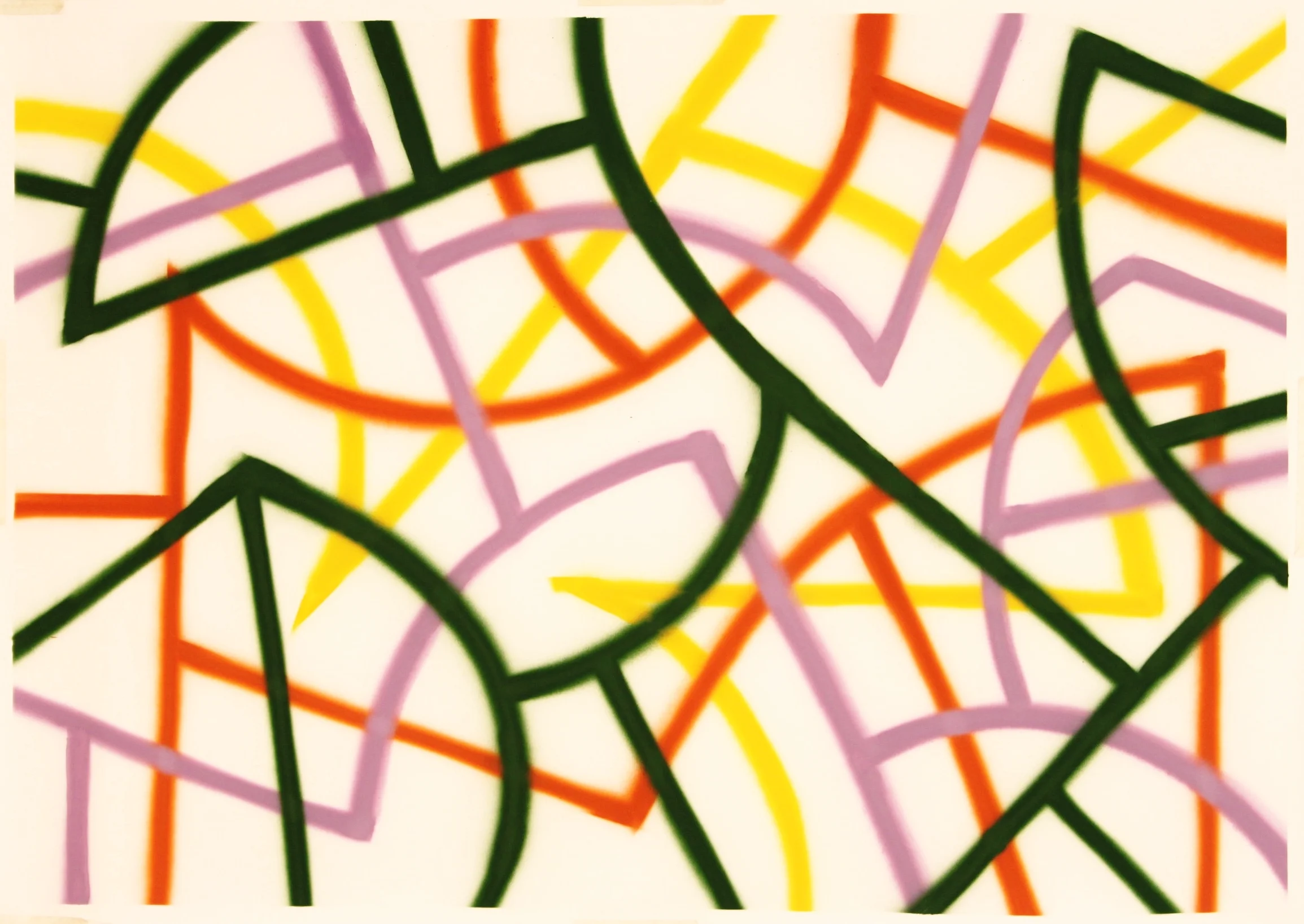 140 x 100 Acry spray on paper 2015 €550 (sin IVA)