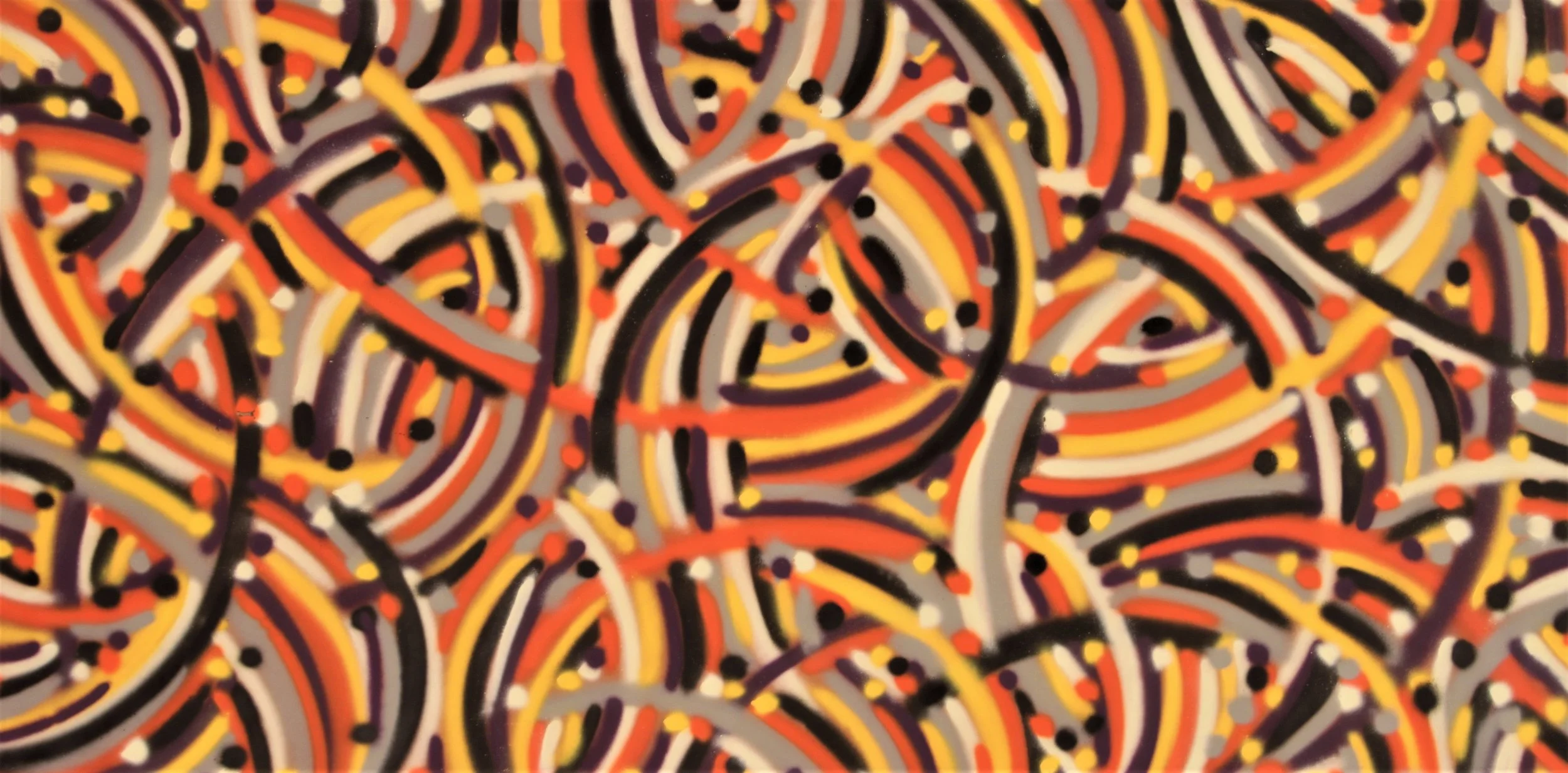 180 x90 Acry Spray on Paper 2014