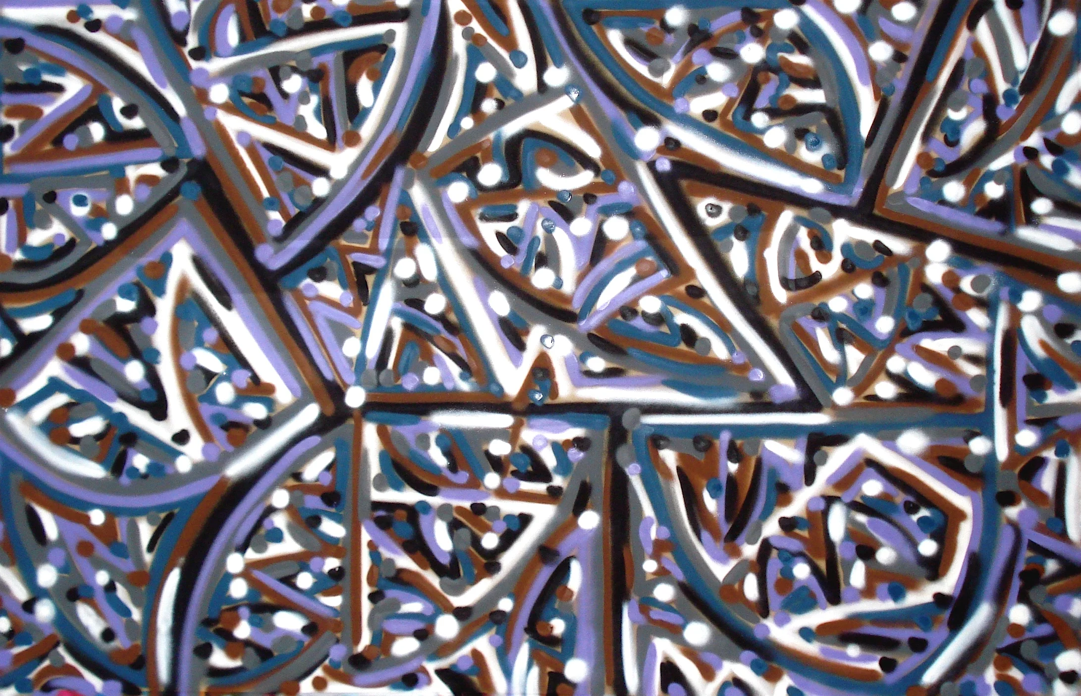 180 x 110 Acry spray on paper 2014