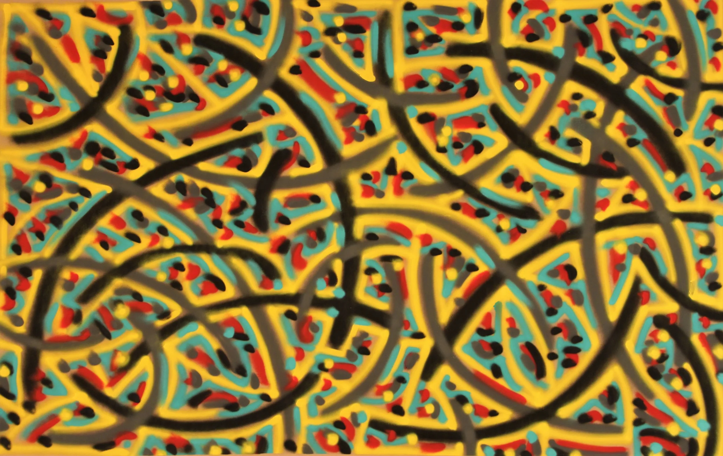 180 x 110 Acry Spray on Paper 2014