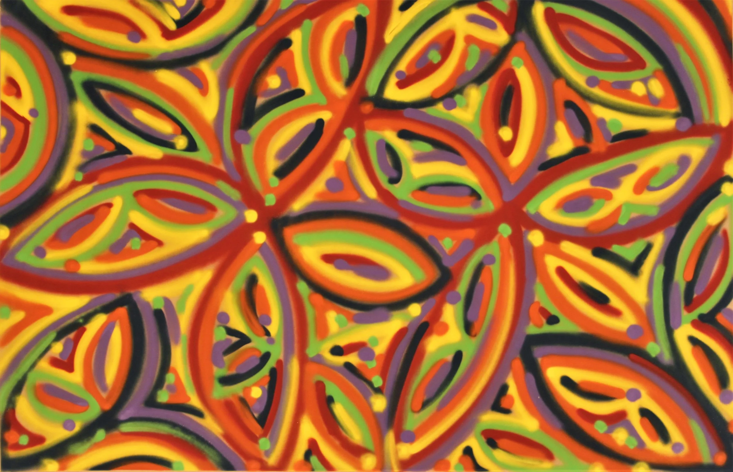 180 x 90 Acry Spray on Paper 2014