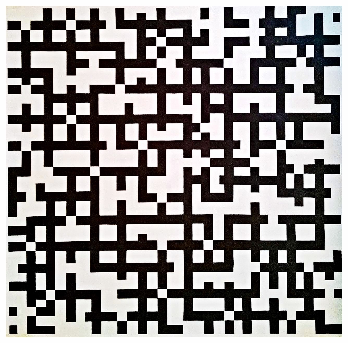 100 x 100 Acry spray on paper 2016