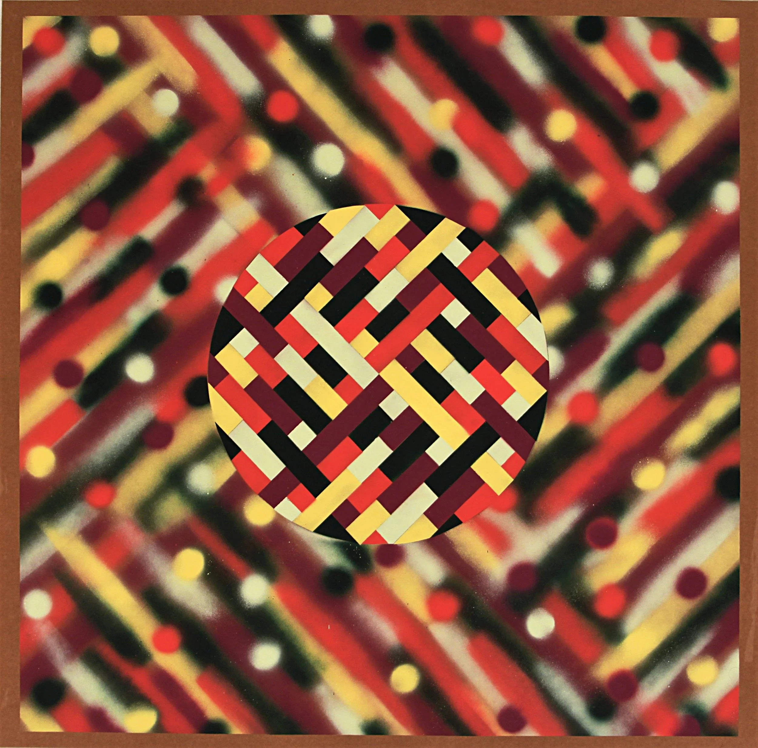 100 x 100 Acry spray on paper 2017 €550 (sin IVA)