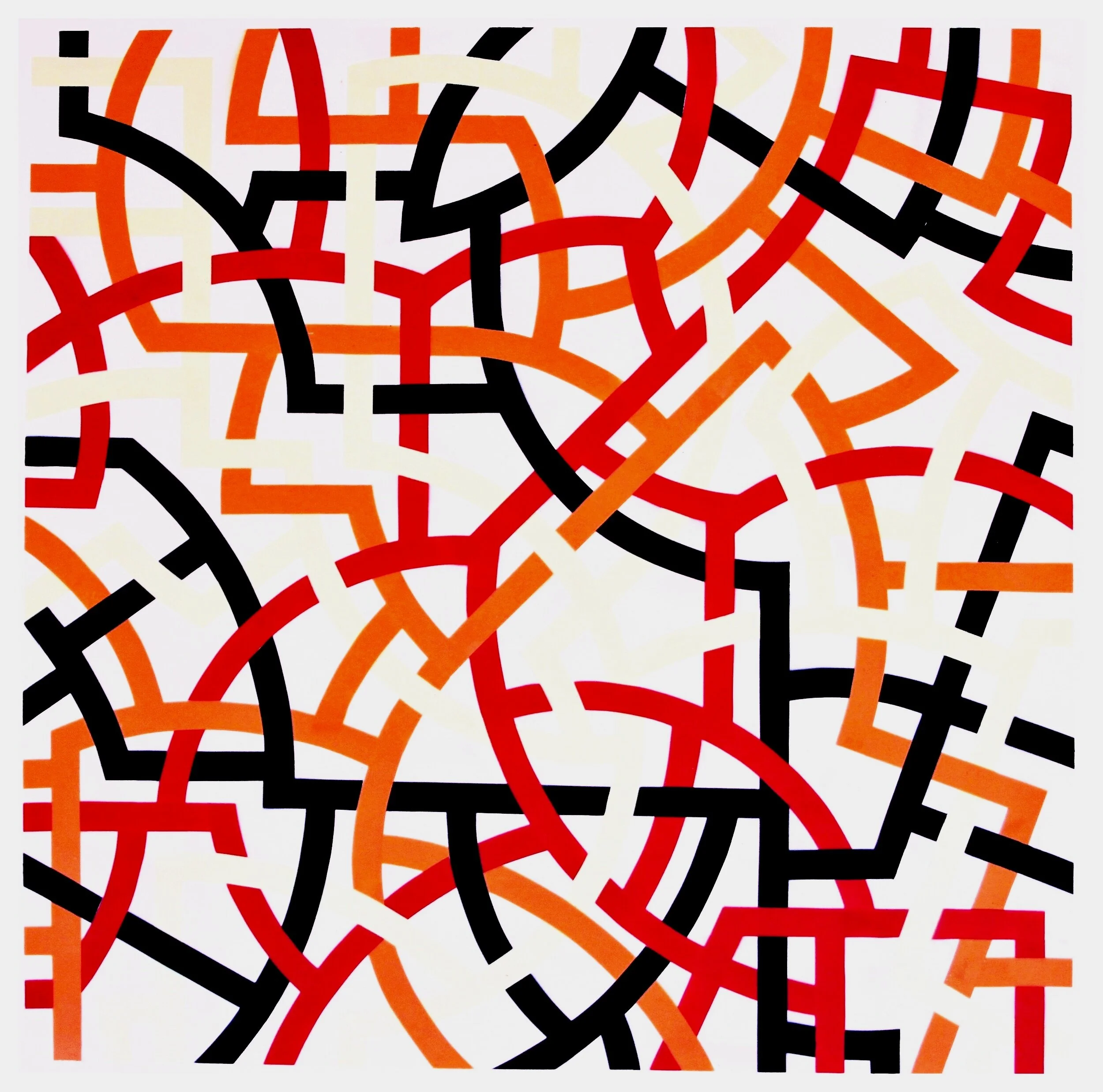 100 x 100 Acry spray on paper 2016 €550 (sin IVA)