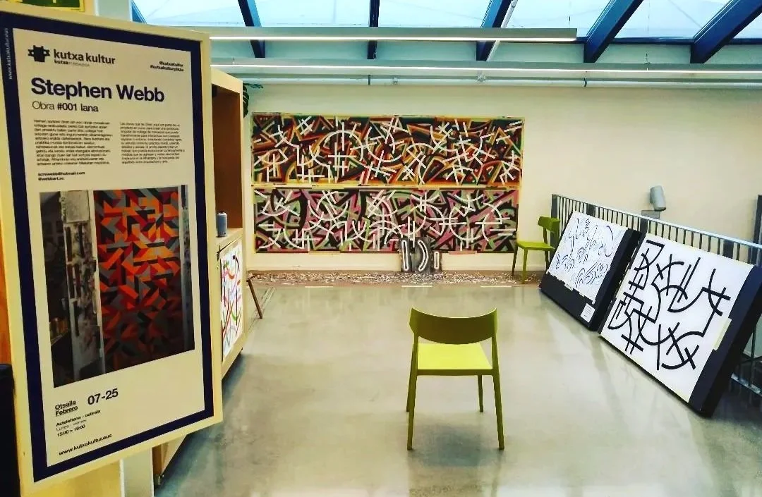 The space allowed me to create large works that became key to the later exhibitions concept of one total work.