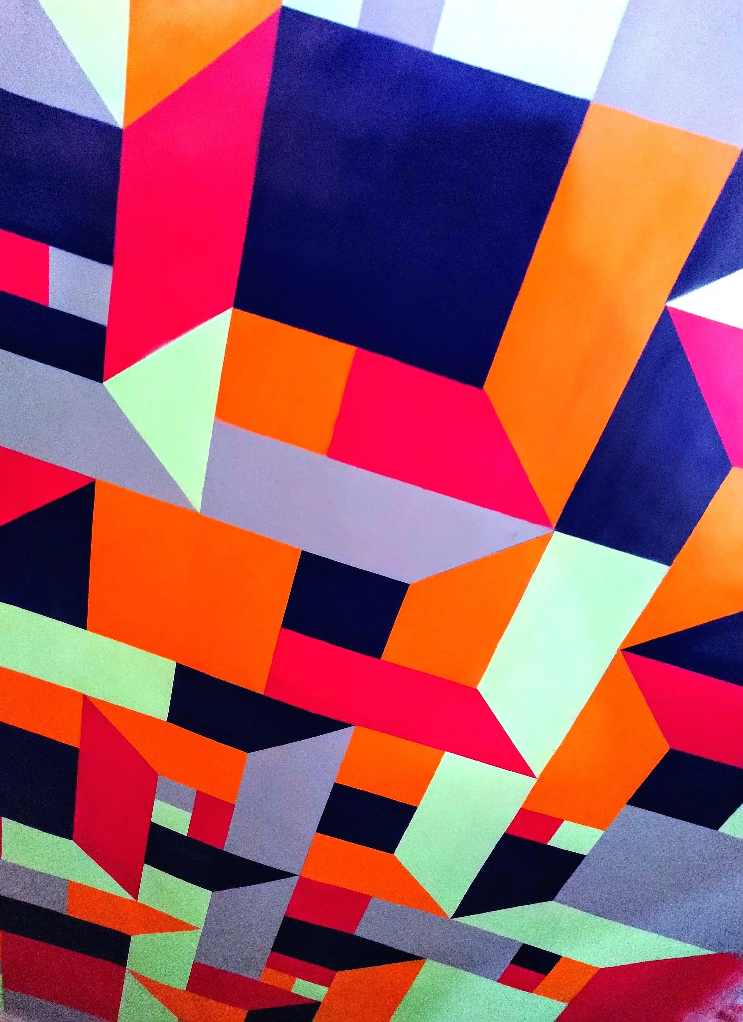 180cm x 90 cm Spray on Paper