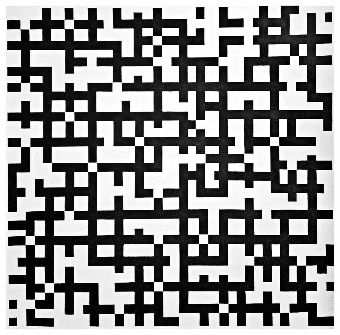 100 x 100 Acry spray on paper 2016