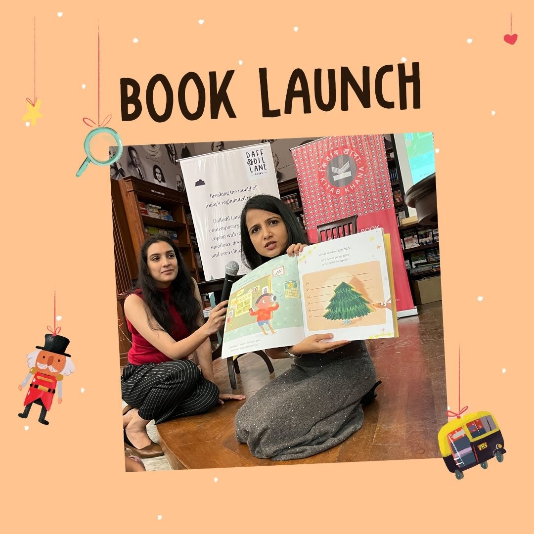 Glimpses from our Christmas party at @kitabkhanabooks ⁣The Christmas Tree Mystery was quite the hit! Our lively audience also decorated Christmas cards, got copies of their books signed by the author and illustrator, and left with some special Christ