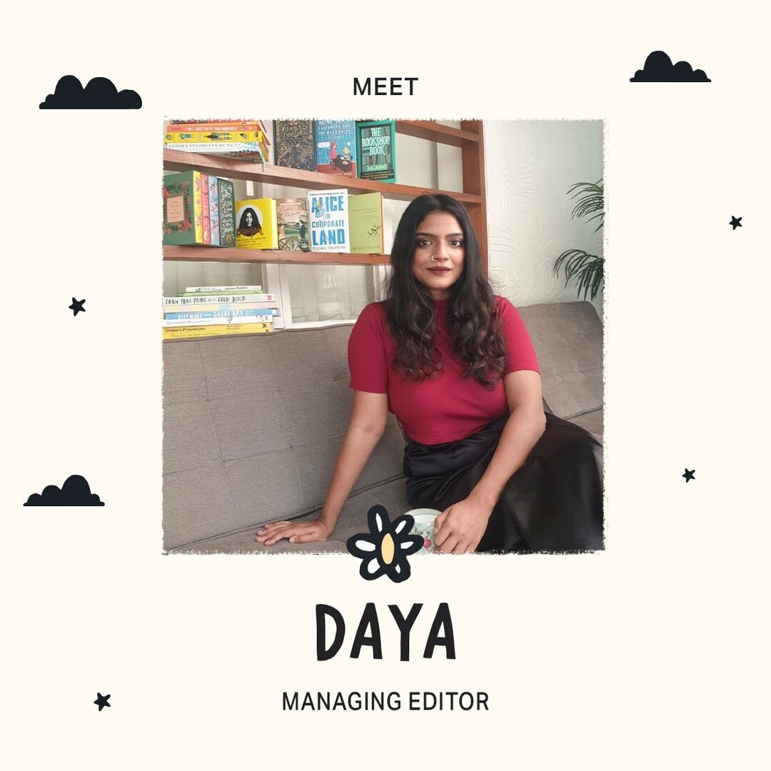 Meet our team! ⁣Daya Subramanian has spent a lot of her life daydreaming and making up stories in her head. Luckily, she found her tribe in children's publishing - a space that encourages creativity! She has seven years of experience in the industry 