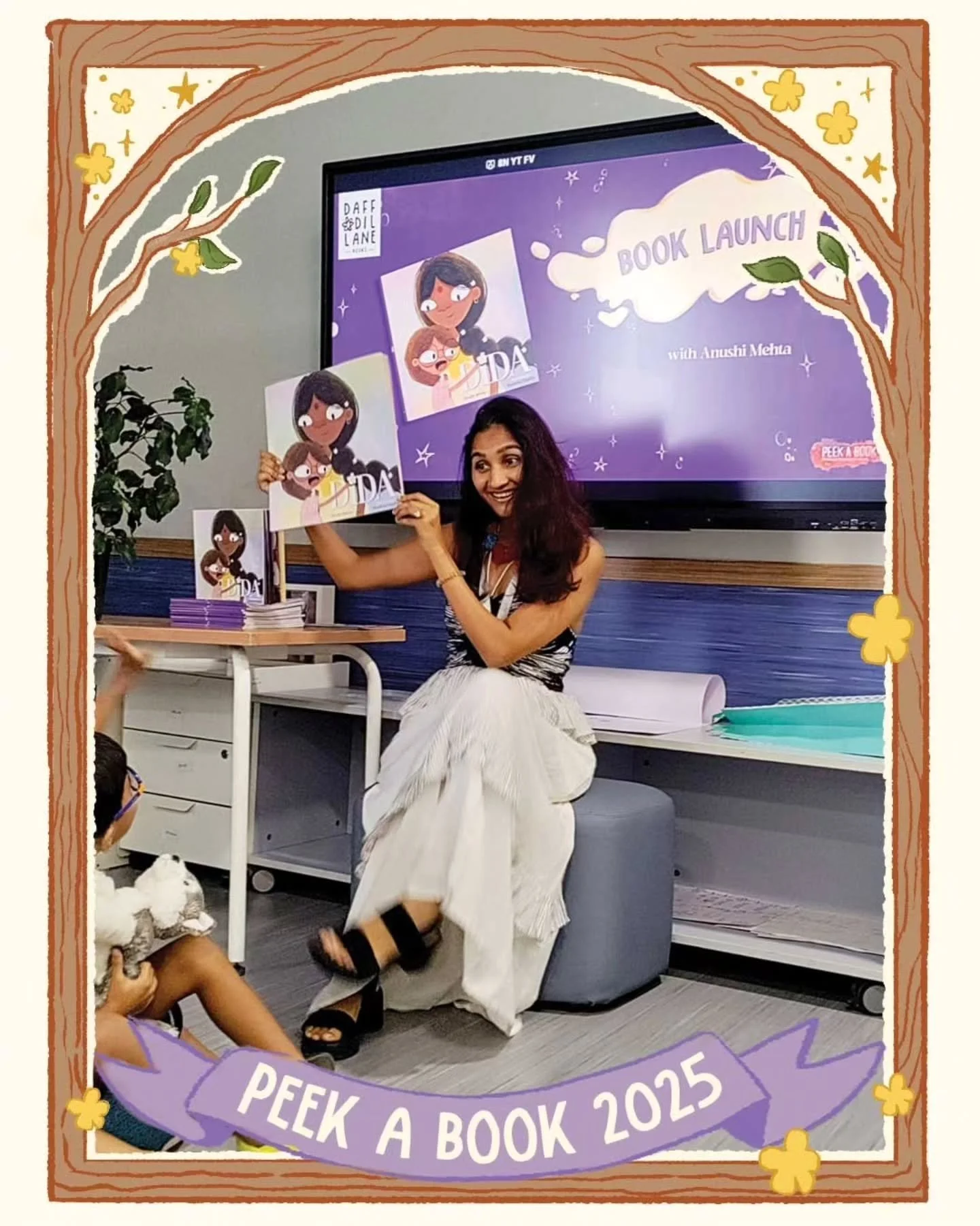 We launched Dida by Anushi Mehta, illustrated by @tequila.and.paints, at the Peek a Book Literature Festival this Saturday! The event was buzzing with eager readers, and signed copies flew off the shelves. The session ended with a heart-warming activ