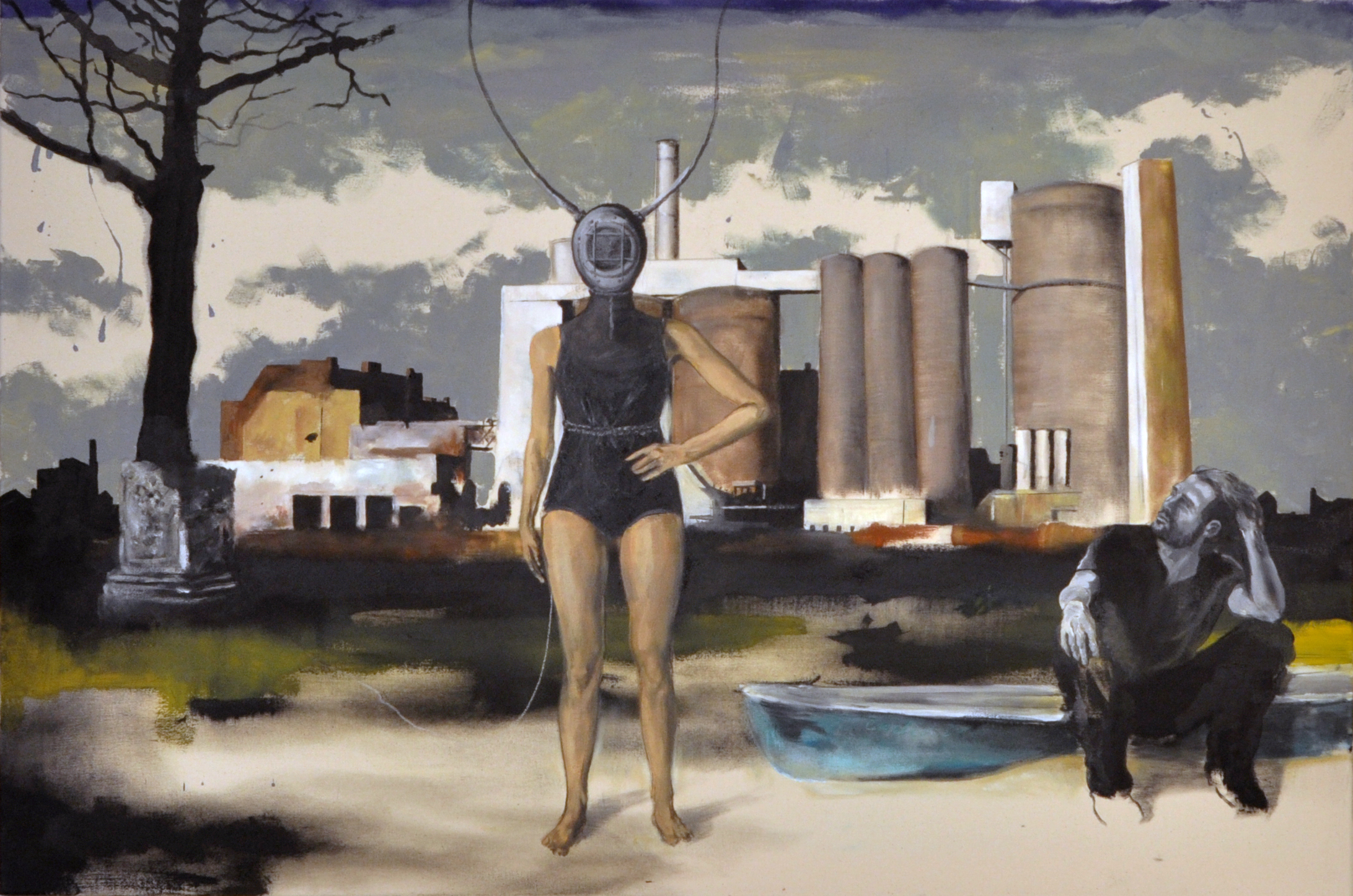 Destroyer, 80x120, oil on canvas (private collection).