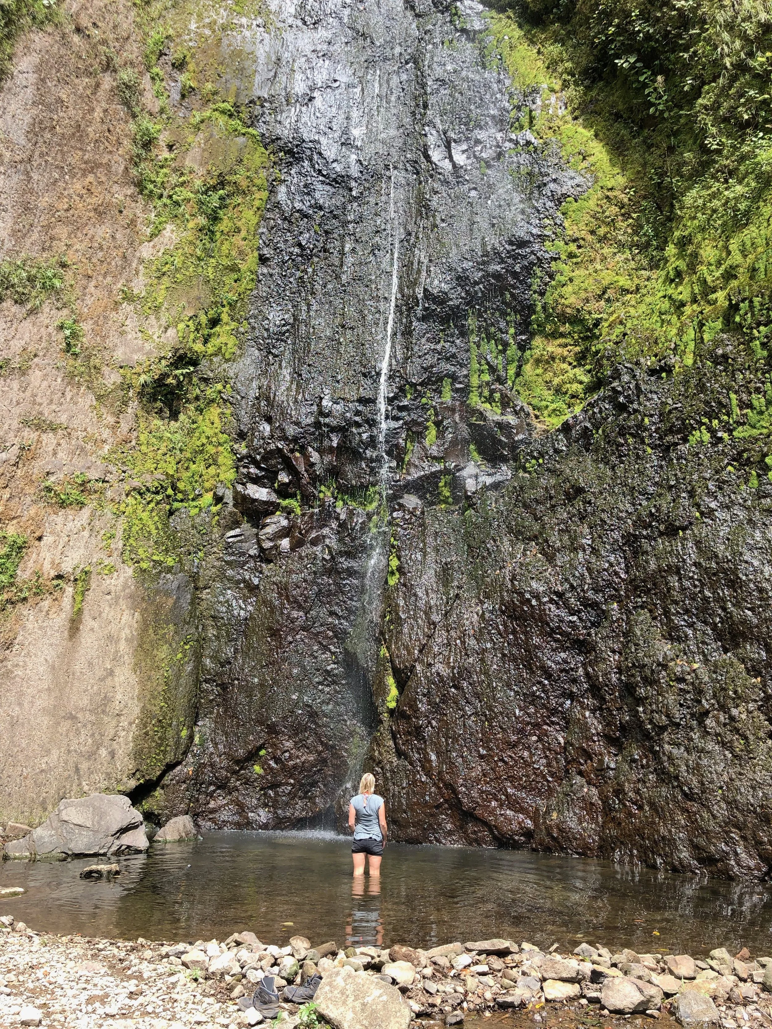 Slightly underwhelming Ometepe waterfall