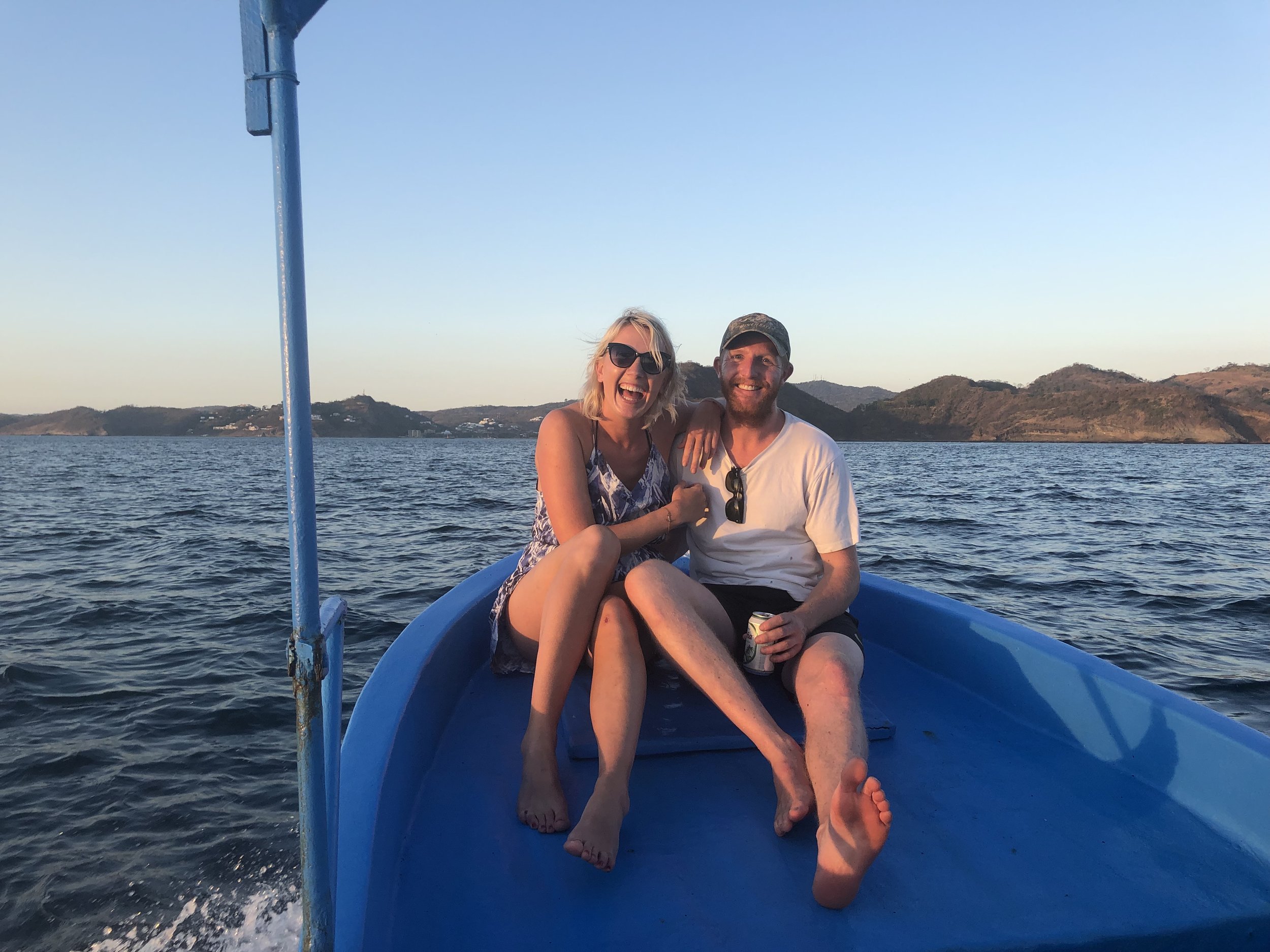 Dajana and I off San Juan del Sur