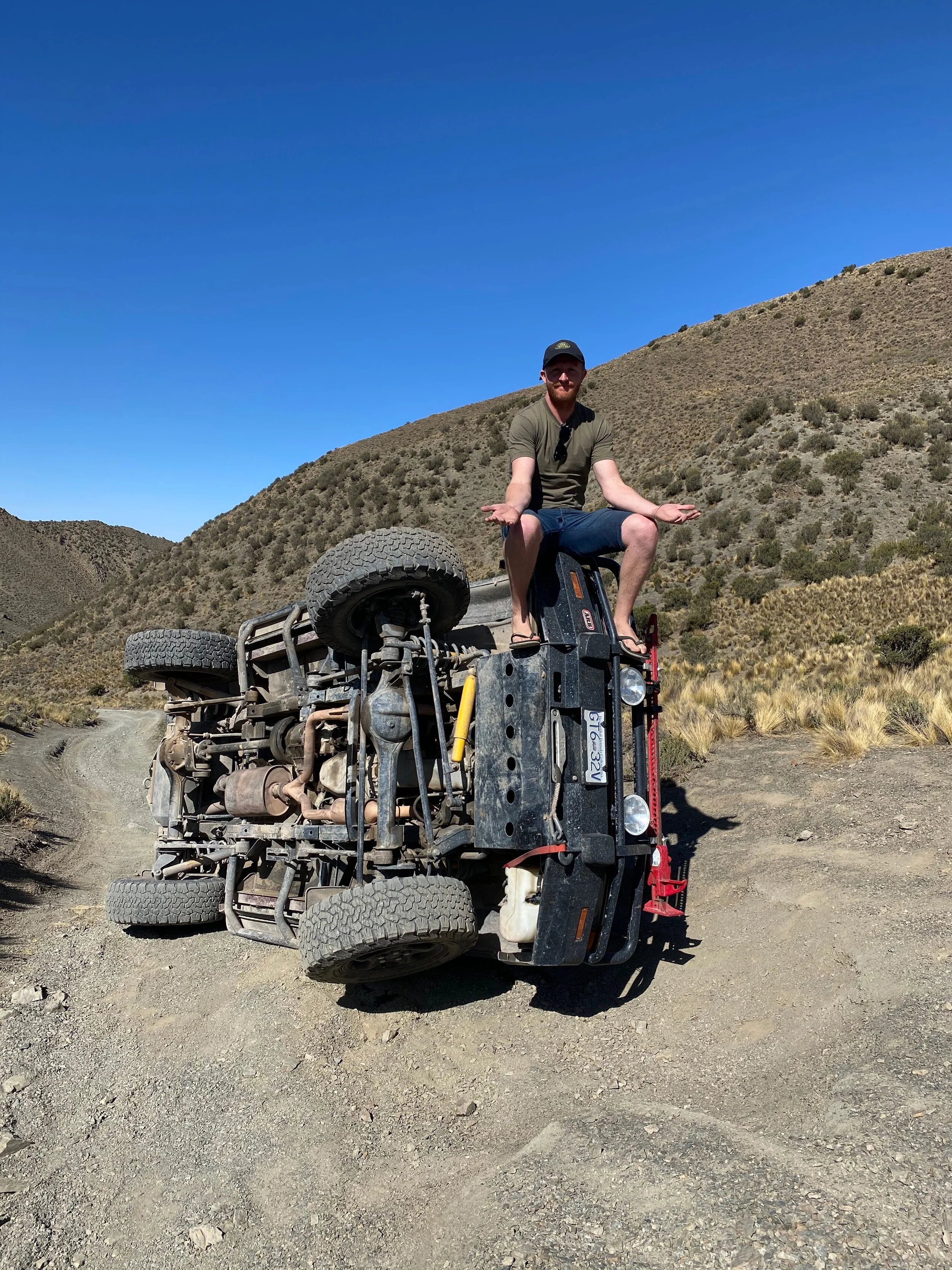 Rollover in the desert
