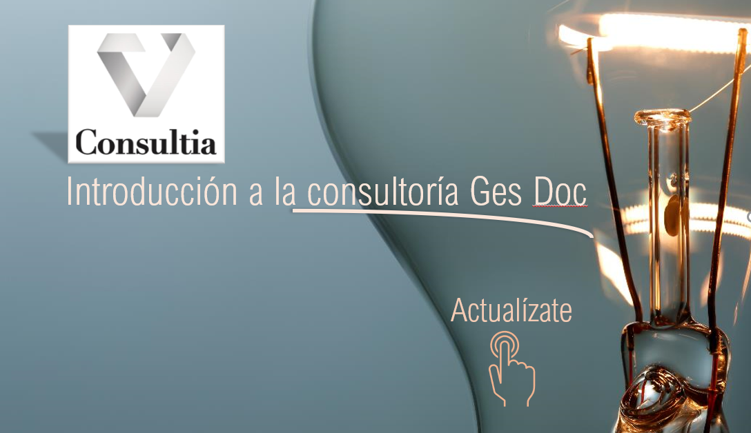 [Presencial virtual / On line] Introducción a la consultoría GES DOC