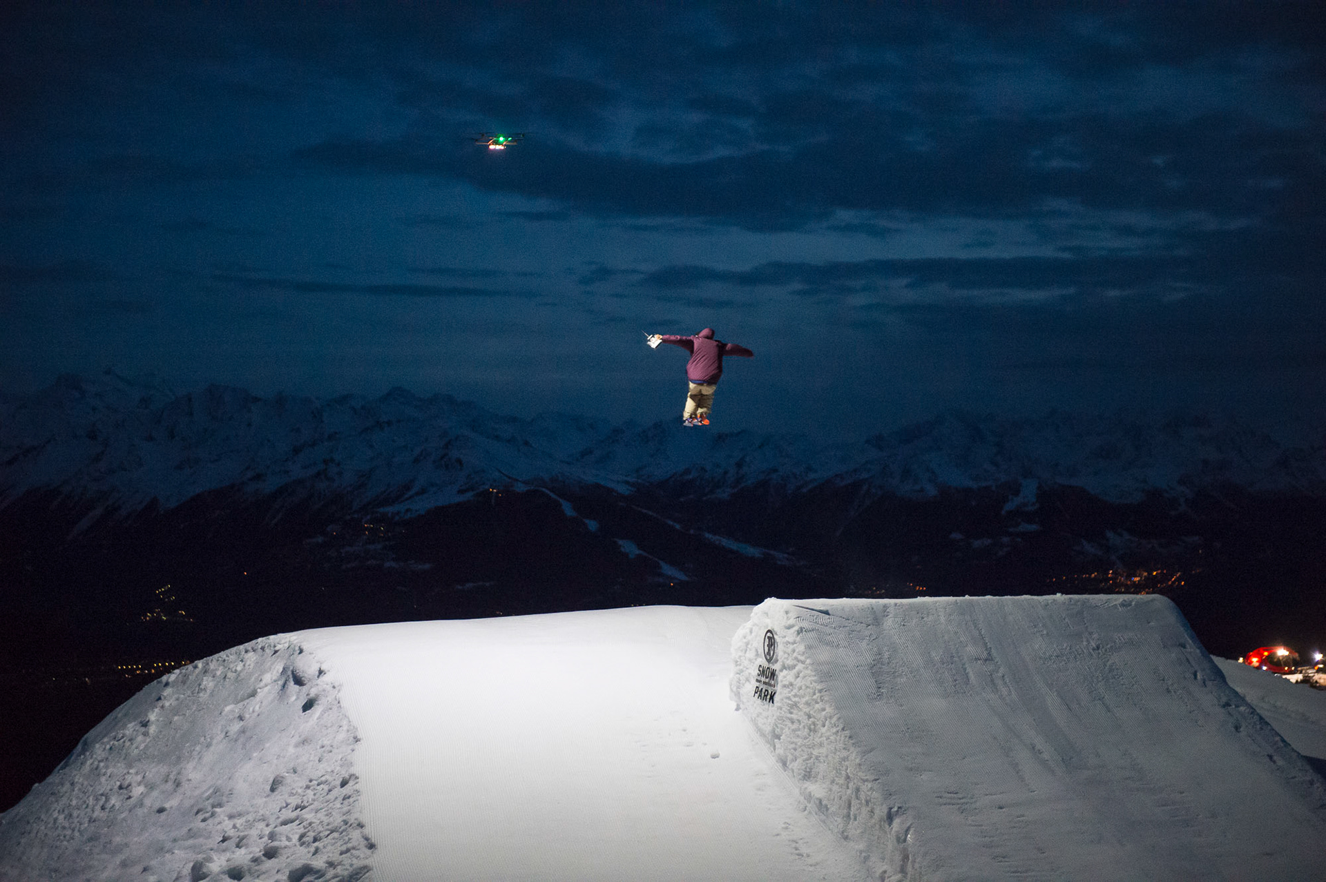 Nicolas Vuignier and in Crans-Montana by Ruedi Flück