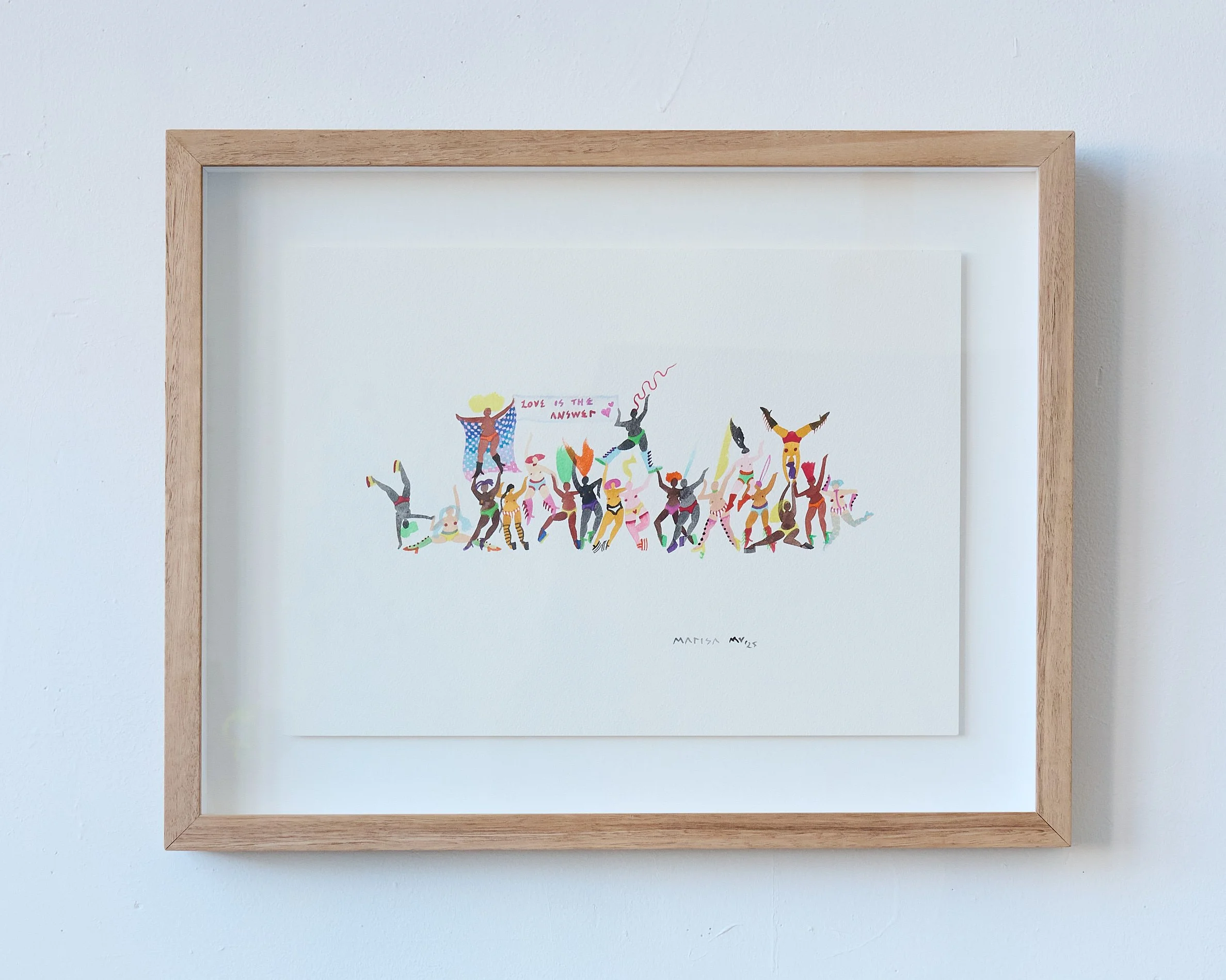 It’s a Woman’s World VI Marisa Mu 18.9 x 14.9 inches Watercolour on French Coldpress Paper custom framed in Tasmanian Oak $1500.jpg