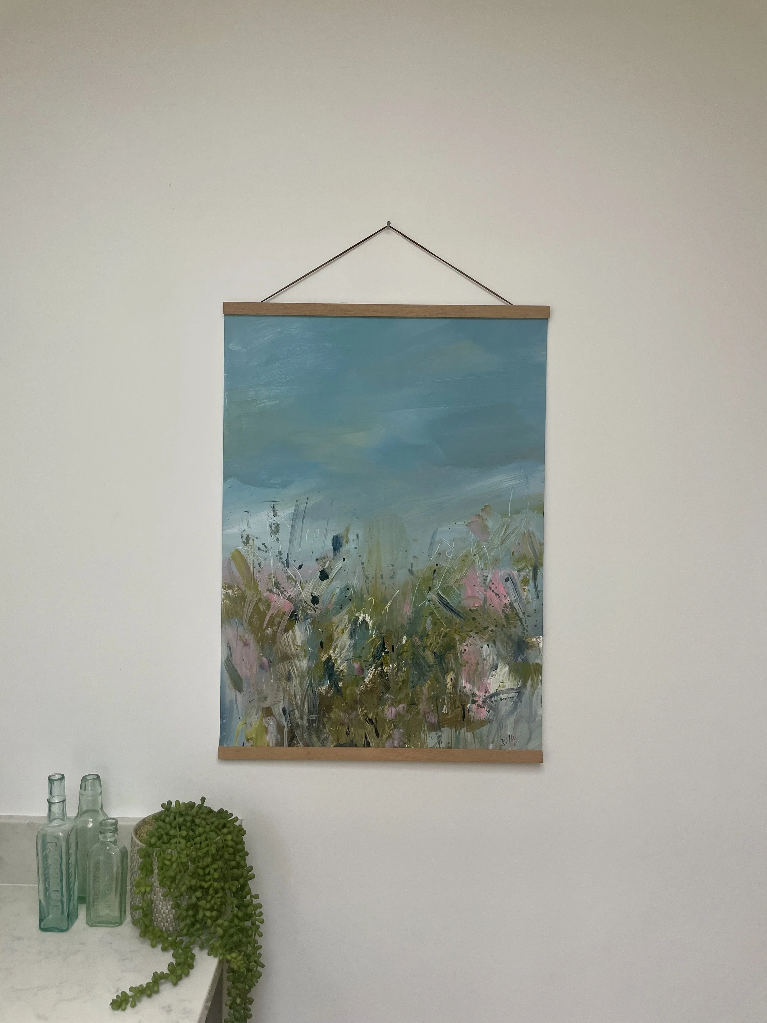 Wild Side - Large painting on paper