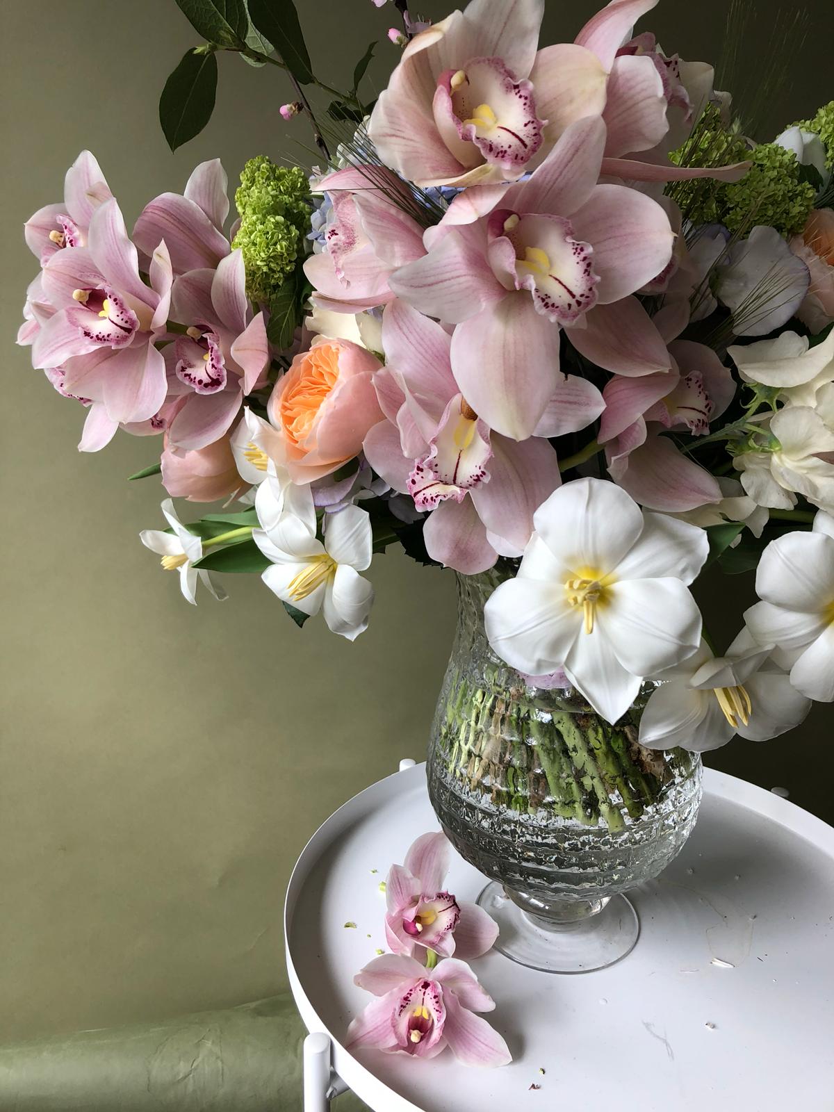 Asymmetrical Floral Arrangement