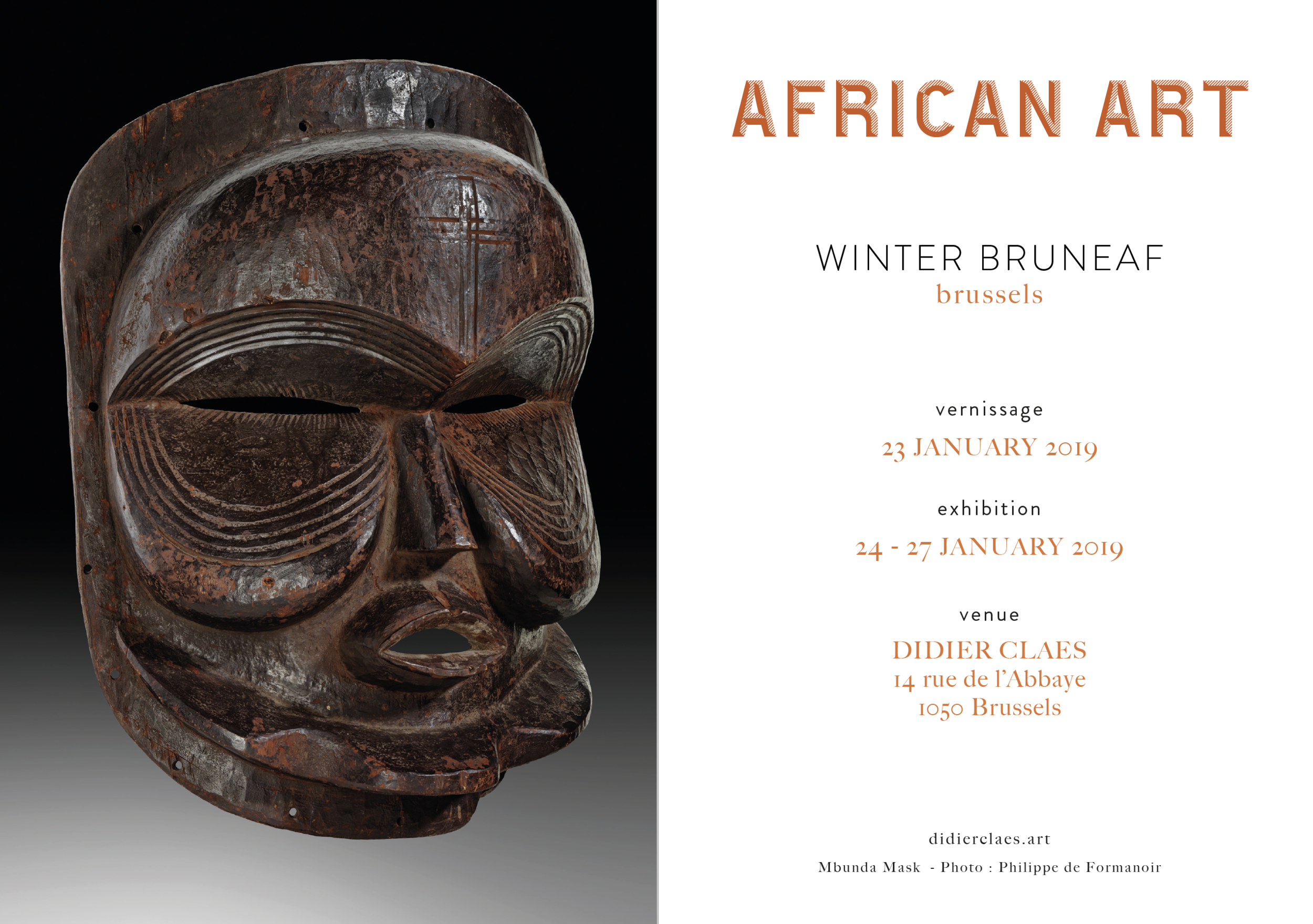 Masque Mbunda. Copyright : Design WhiteContemporary for Didier Claes