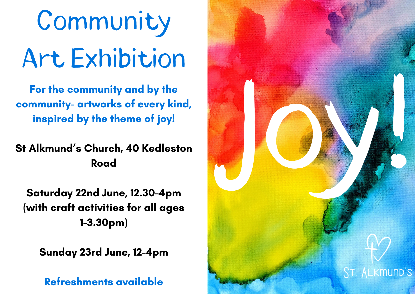 Community Art Exhibition: Joy