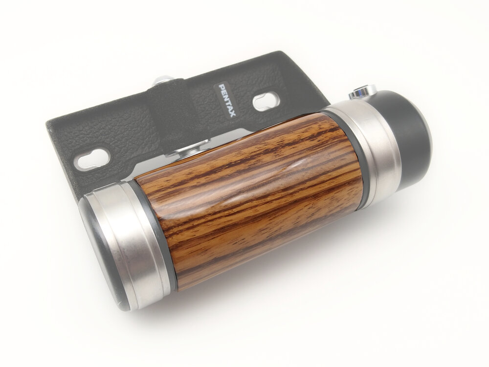 Custom Wooden Handles for Pentax 6x7 67 67II Left Hand Camera Grips —  BURLEY CAMERAS