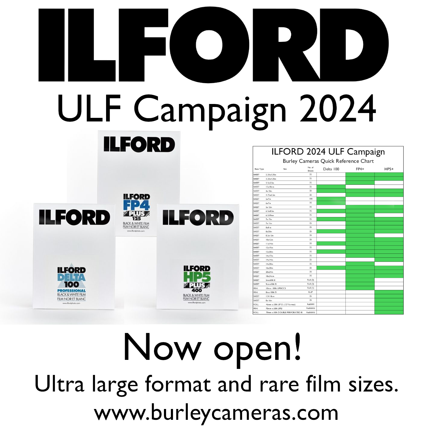 ILFORD ULF Film Campaign 2024