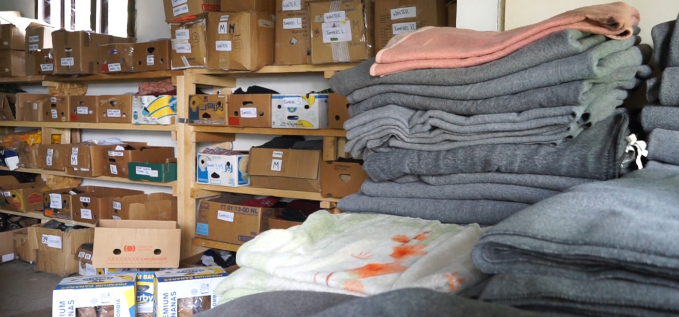 A blanket to survive the night costs as much as a take-out coffee