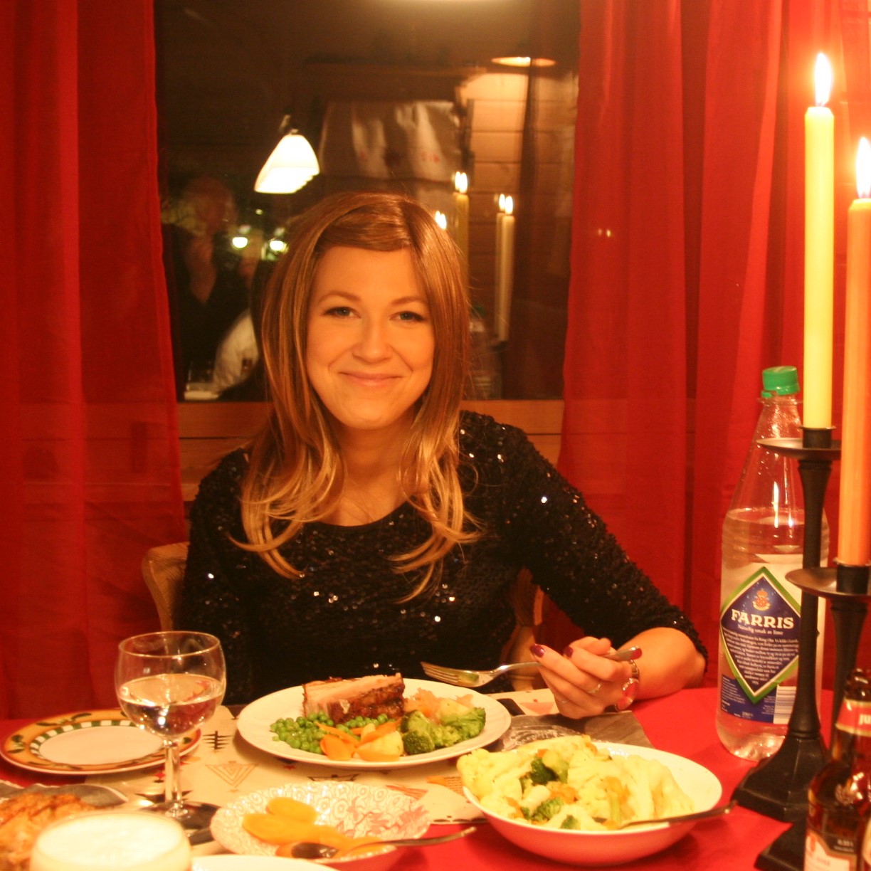 Julemiddag med parykk i 2013