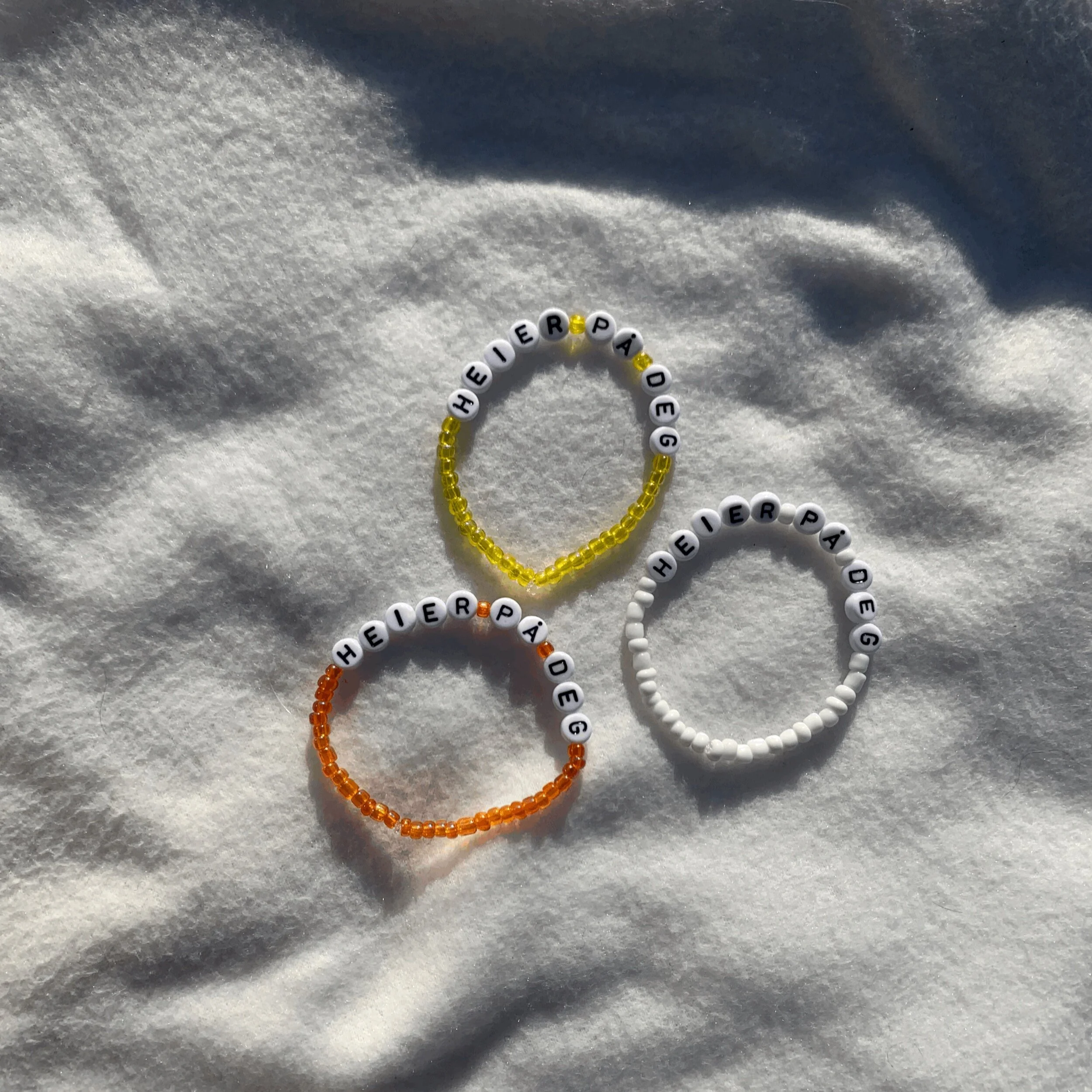 "Heier på deg" armbånd