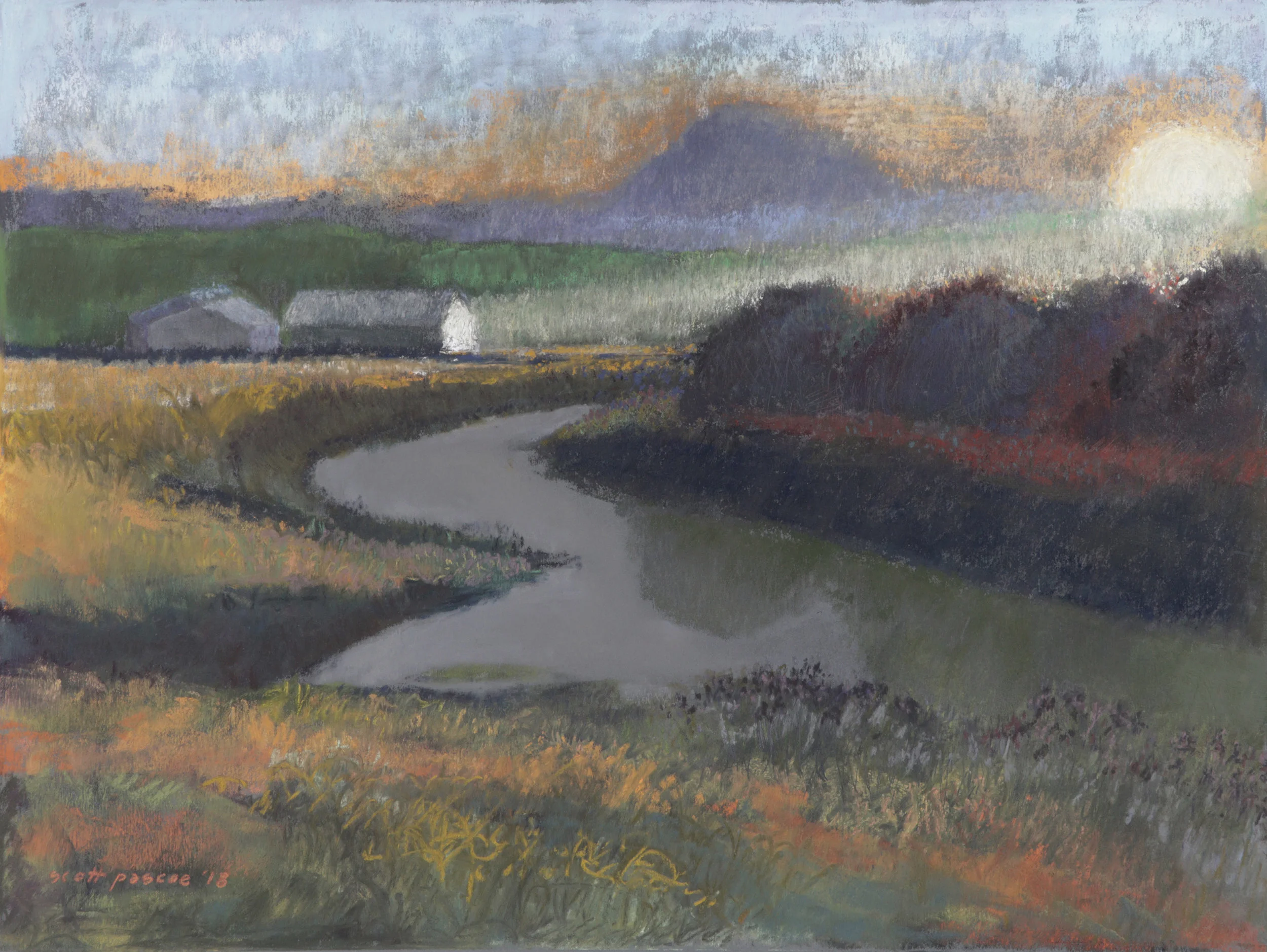 Day Close Epiphany 12x16 Soft Pastel