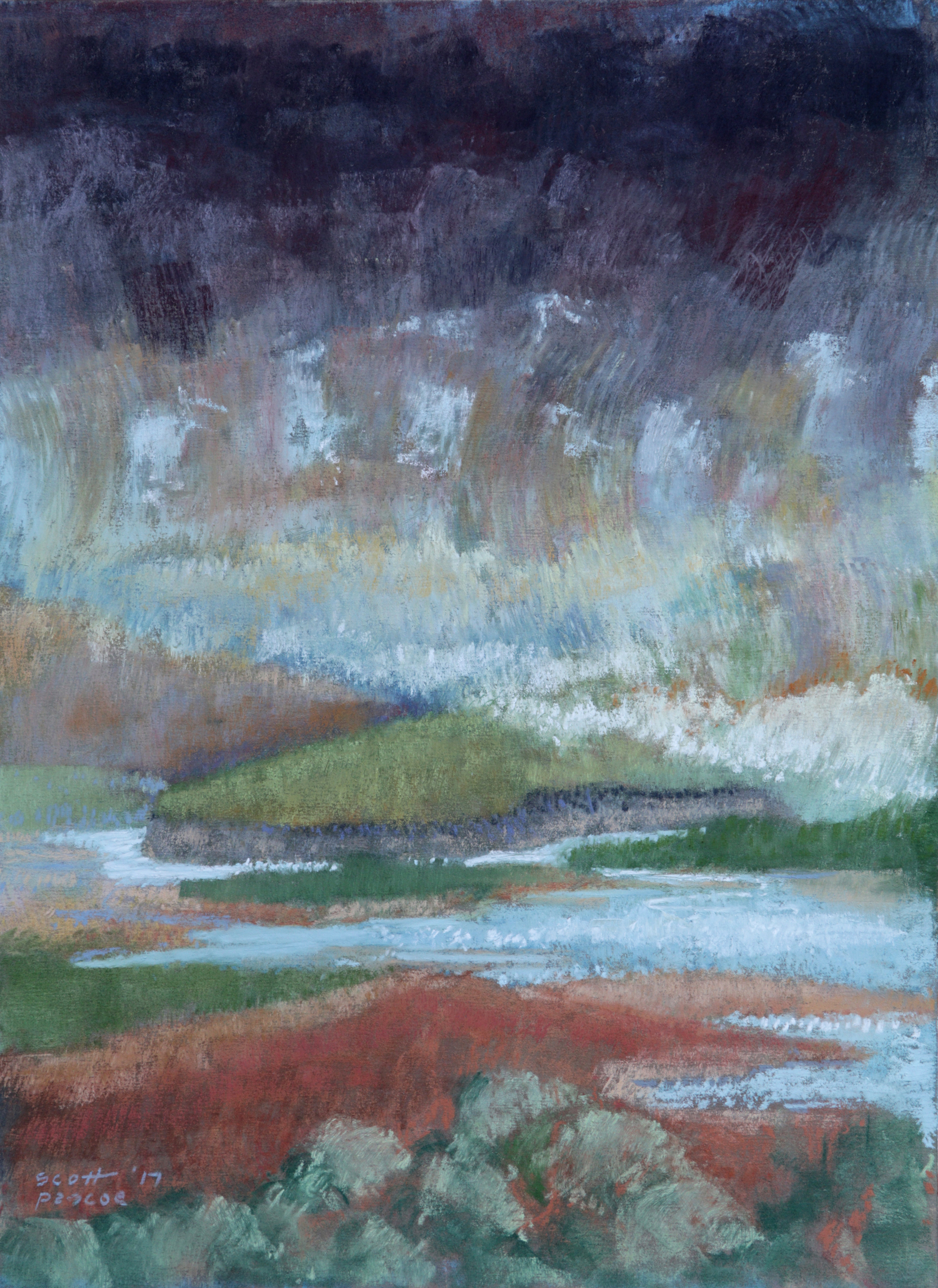 Coasting 16x12 Soft Pastel